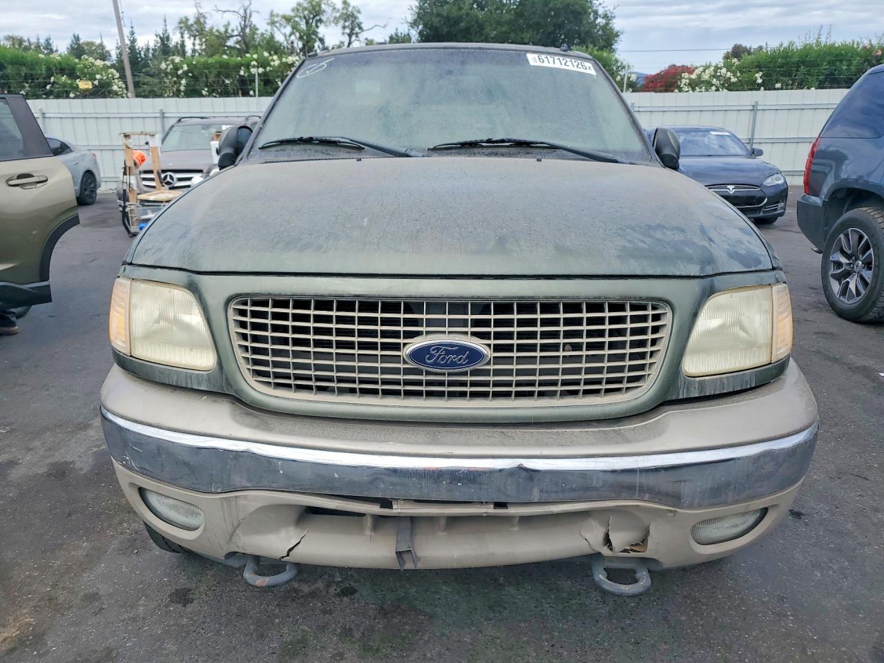 2001 Ford Expedition Eddie Bauer Green vin: 1FMFU18L61LA87823