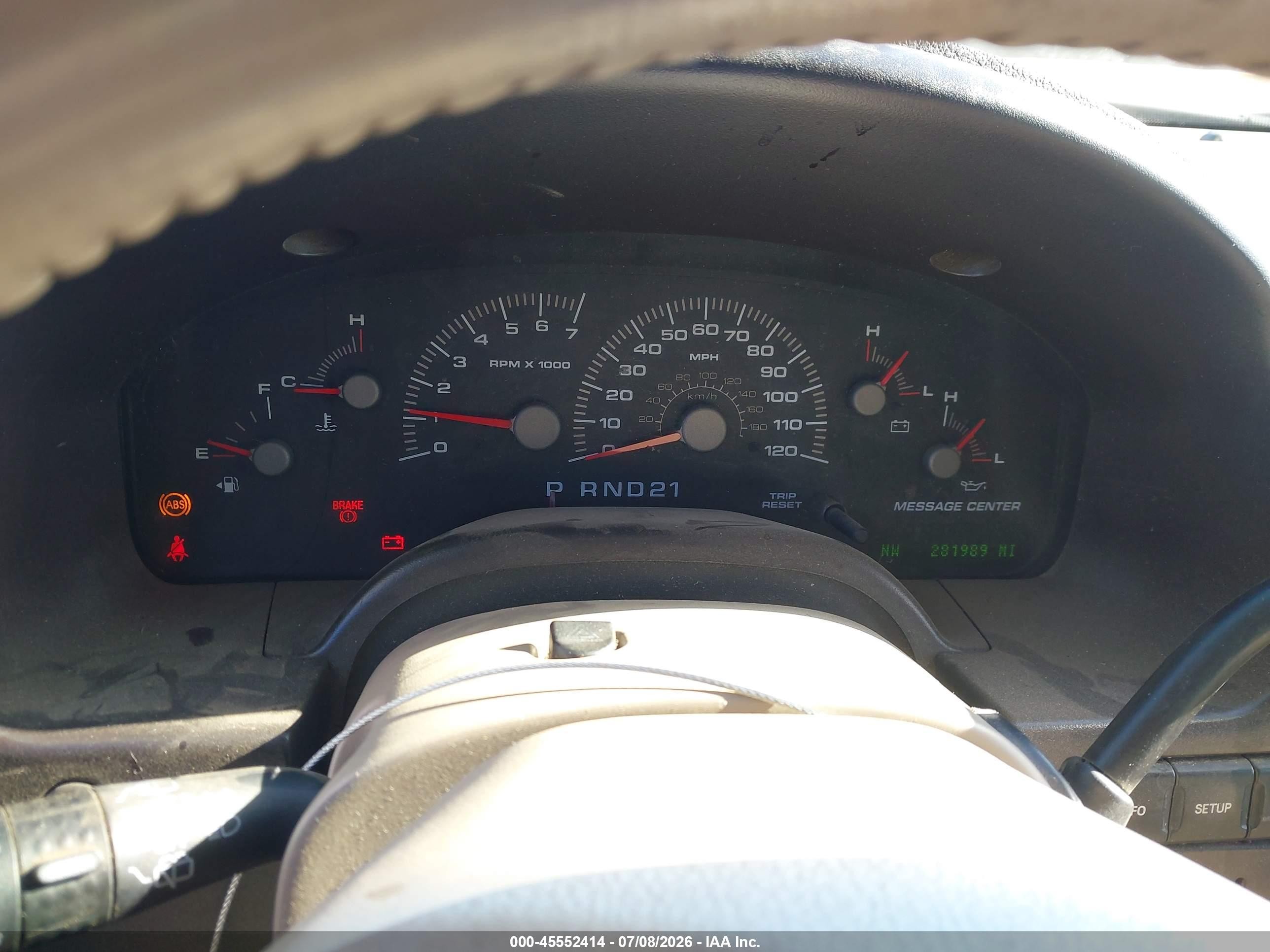2003 Ford Expedition Eddie Bauer White vin: 1FMFU18L63LC04819