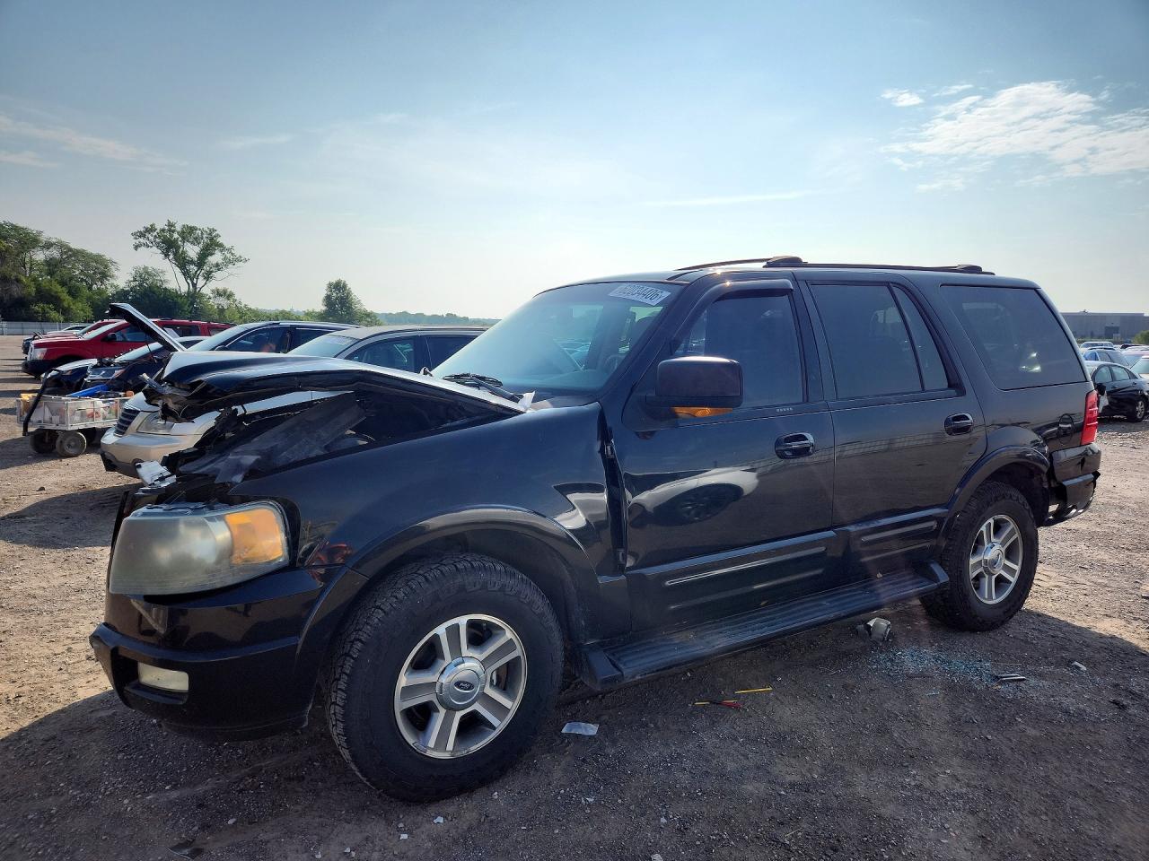 2004 Ford Expedition Eddie Bauer Черный vin: 1FMFU18L64LB06097