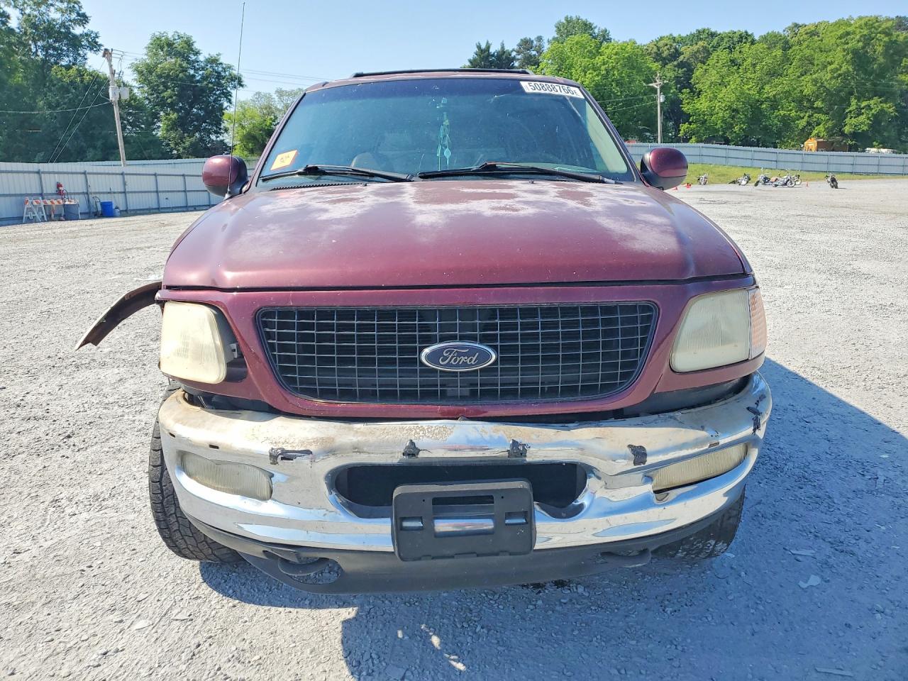 1997 Ford Expedition Red vin: 1FMFU18L6VLB18378