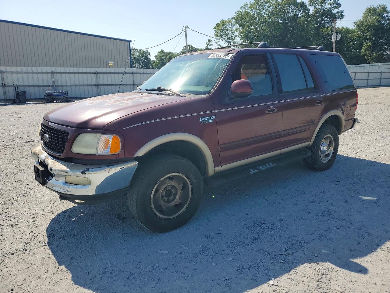 1997 Ford Expedition Red vin: 1FMFU18L6VLB18378