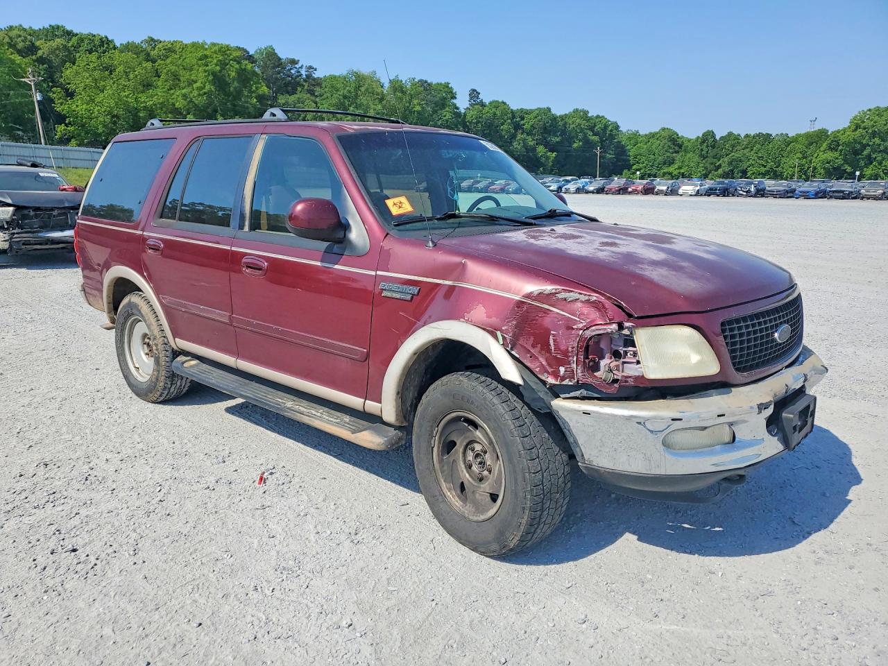 1997 Ford Expedition Red vin: 1FMFU18L6VLB18378