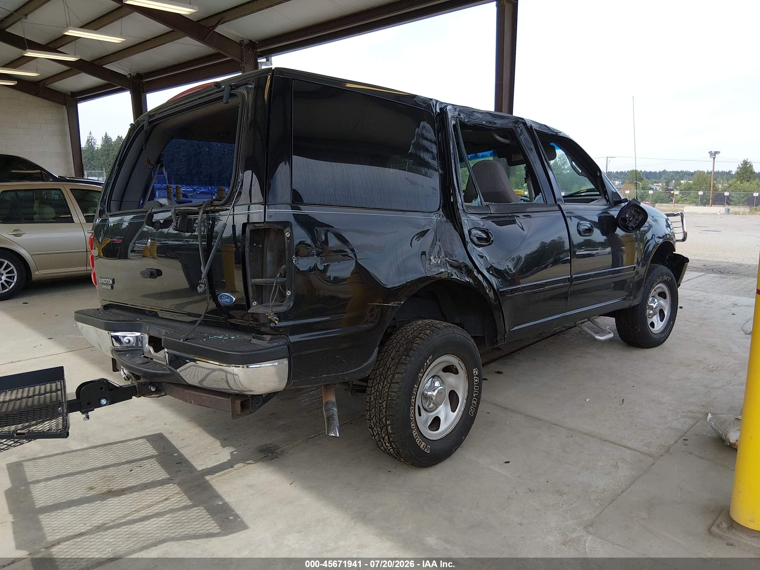 1997 Ford Expedition Eddie Bauer/xlt Black vin: 1FMFU18L6VLB81884