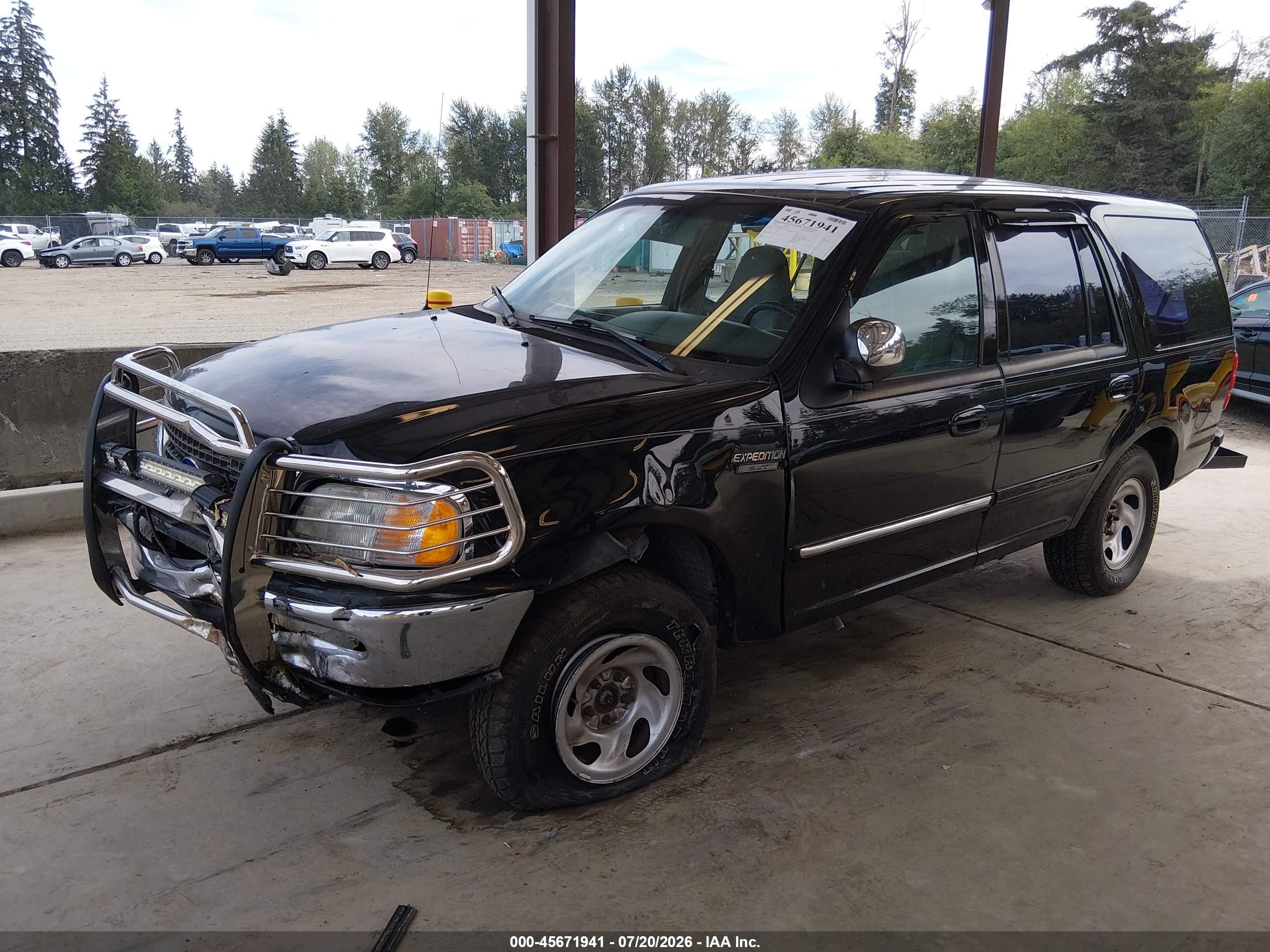 1997 Ford Expedition Eddie Bauer/xlt Black vin: 1FMFU18L6VLB81884