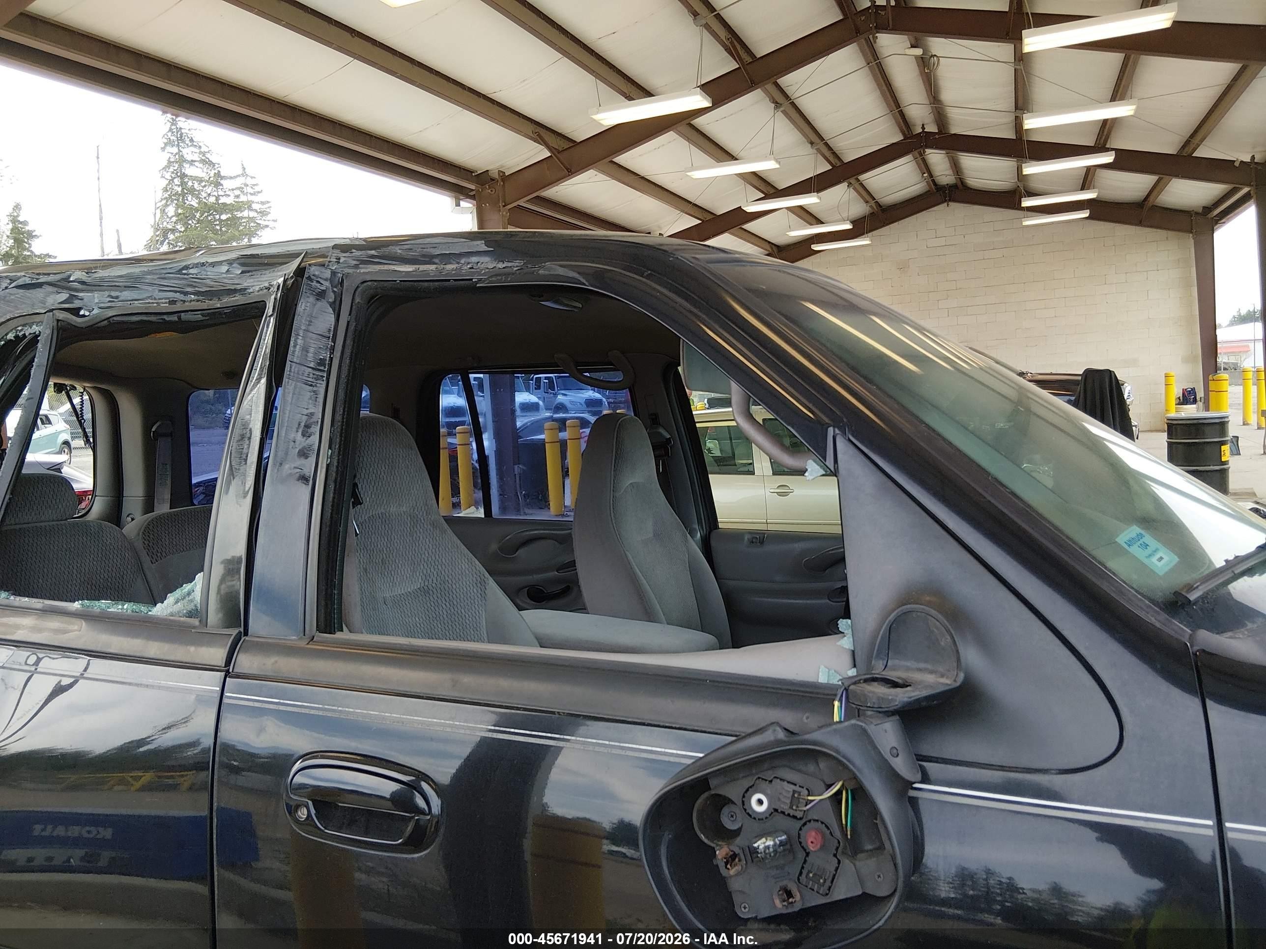1997 Ford Expedition Eddie Bauer/xlt Black vin: 1FMFU18L6VLB81884