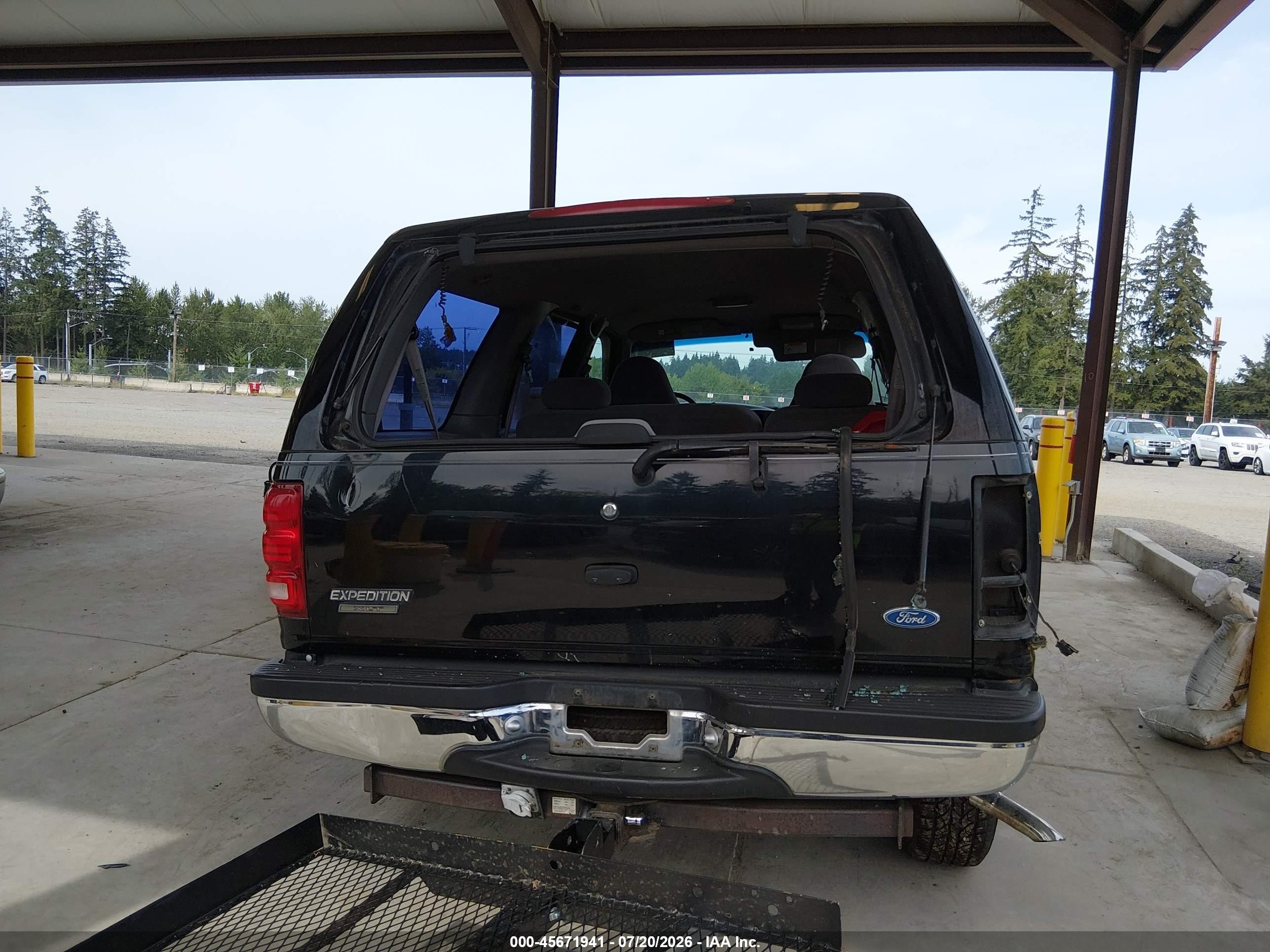 1997 Ford Expedition Eddie Bauer/xlt Black vin: 1FMFU18L6VLB81884