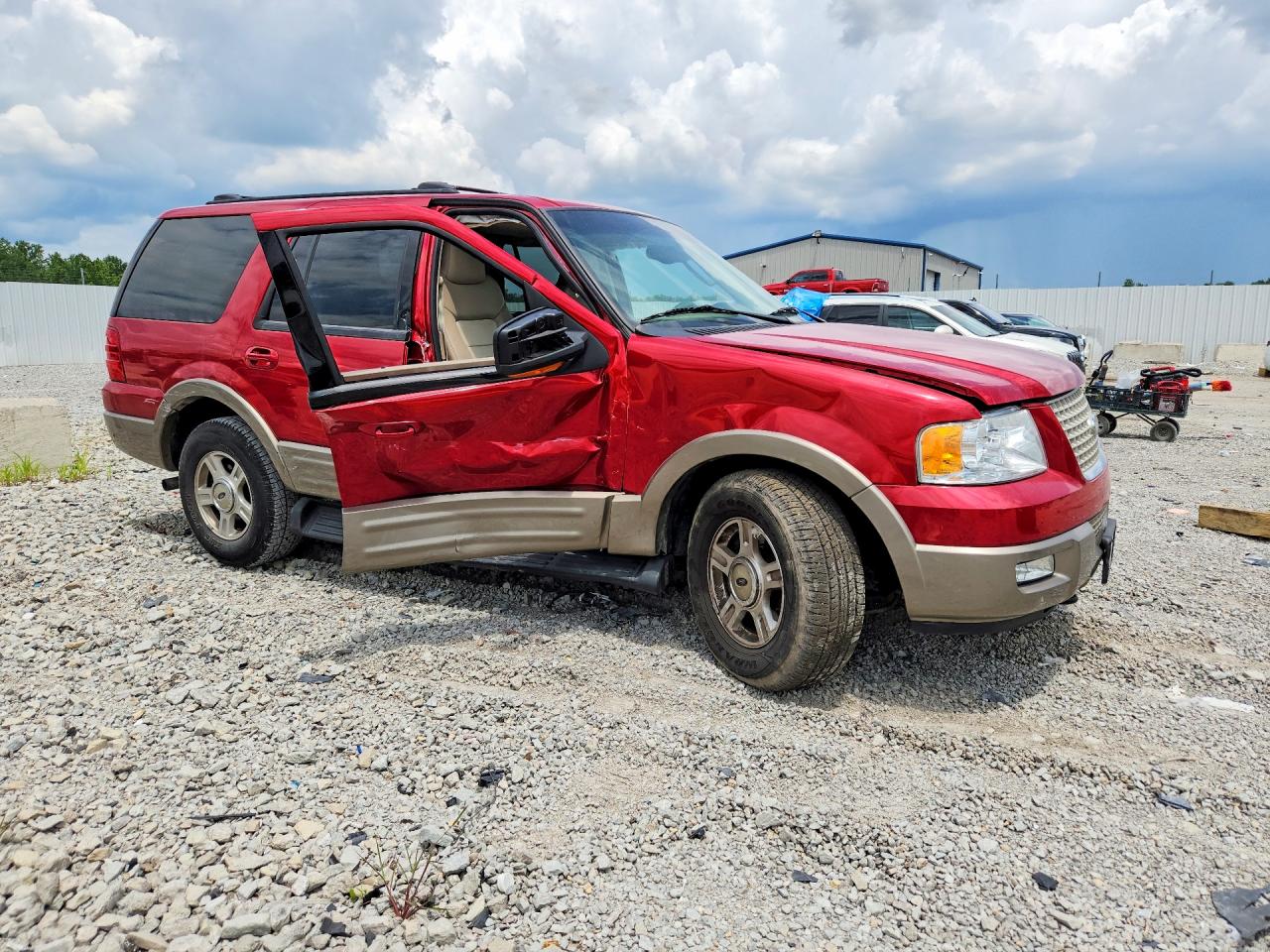 2003 Ford Expedition Eddie Bauer Красный vin: 1FMFU18L73LA09540