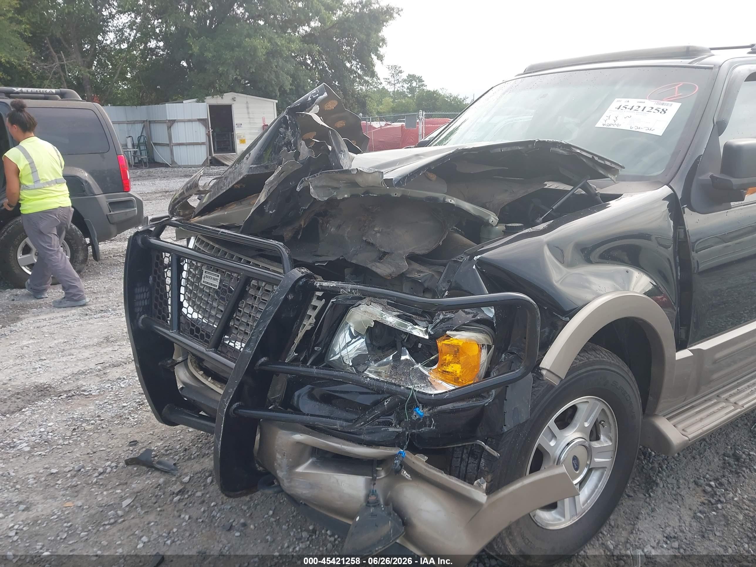 2003 Ford Expedition Eddie Bauer Black vin: 1FMFU18L83LB69152