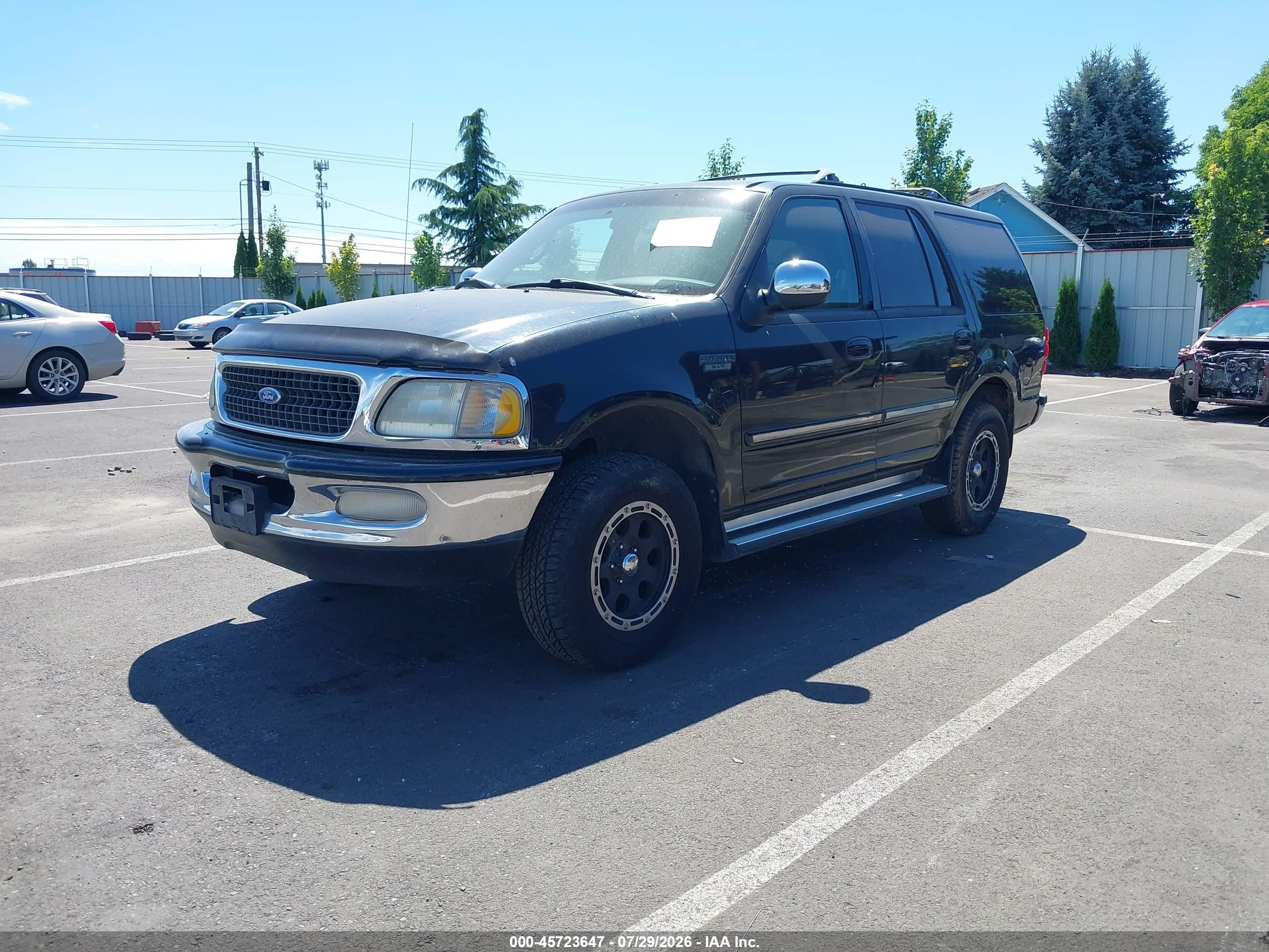 1997 Ford Expedition Eddie Bauer/xlt Black vin: 1FMFU18L8VLB91025