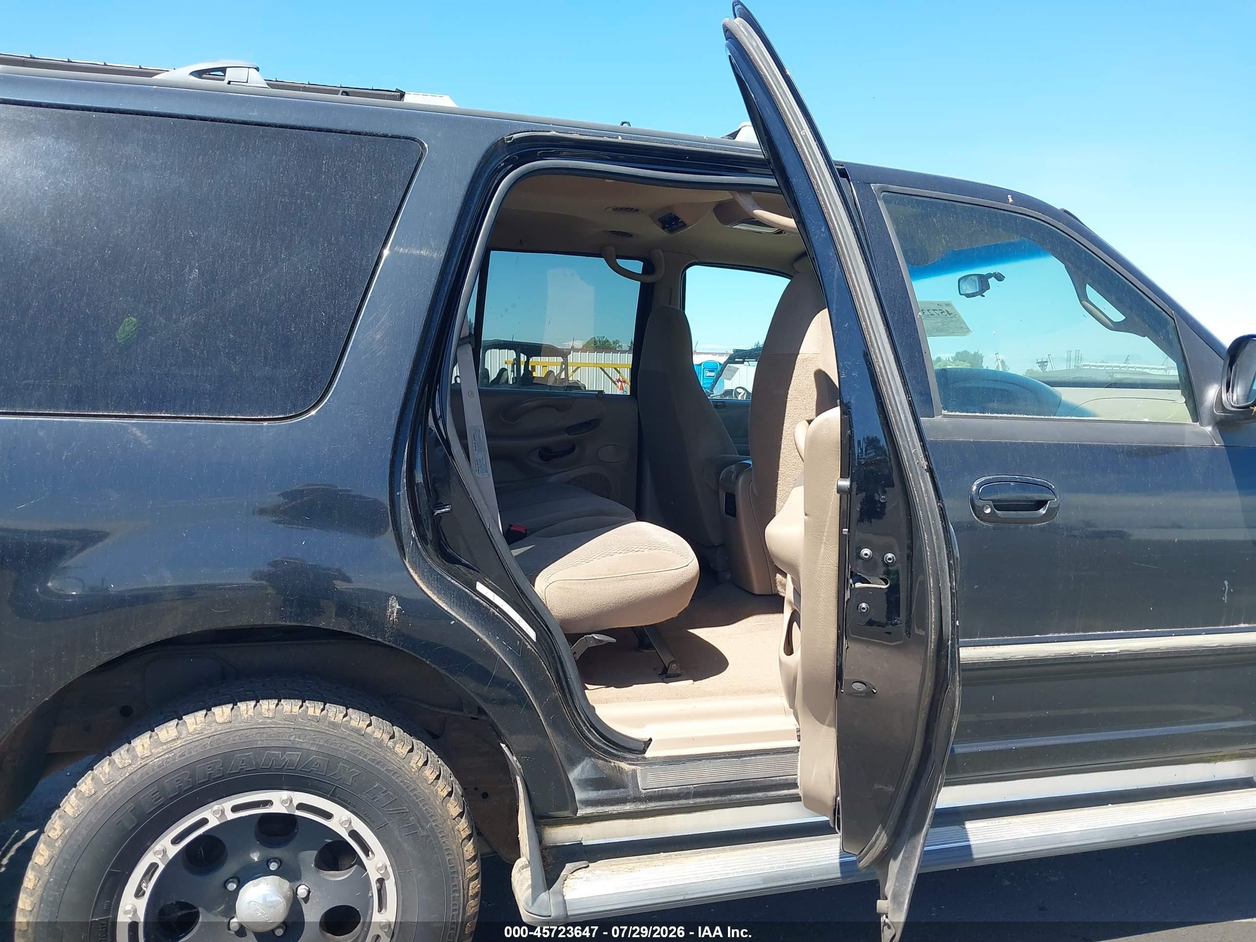 1997 Ford Expedition Eddie Bauer/xlt Black vin: 1FMFU18L8VLB91025