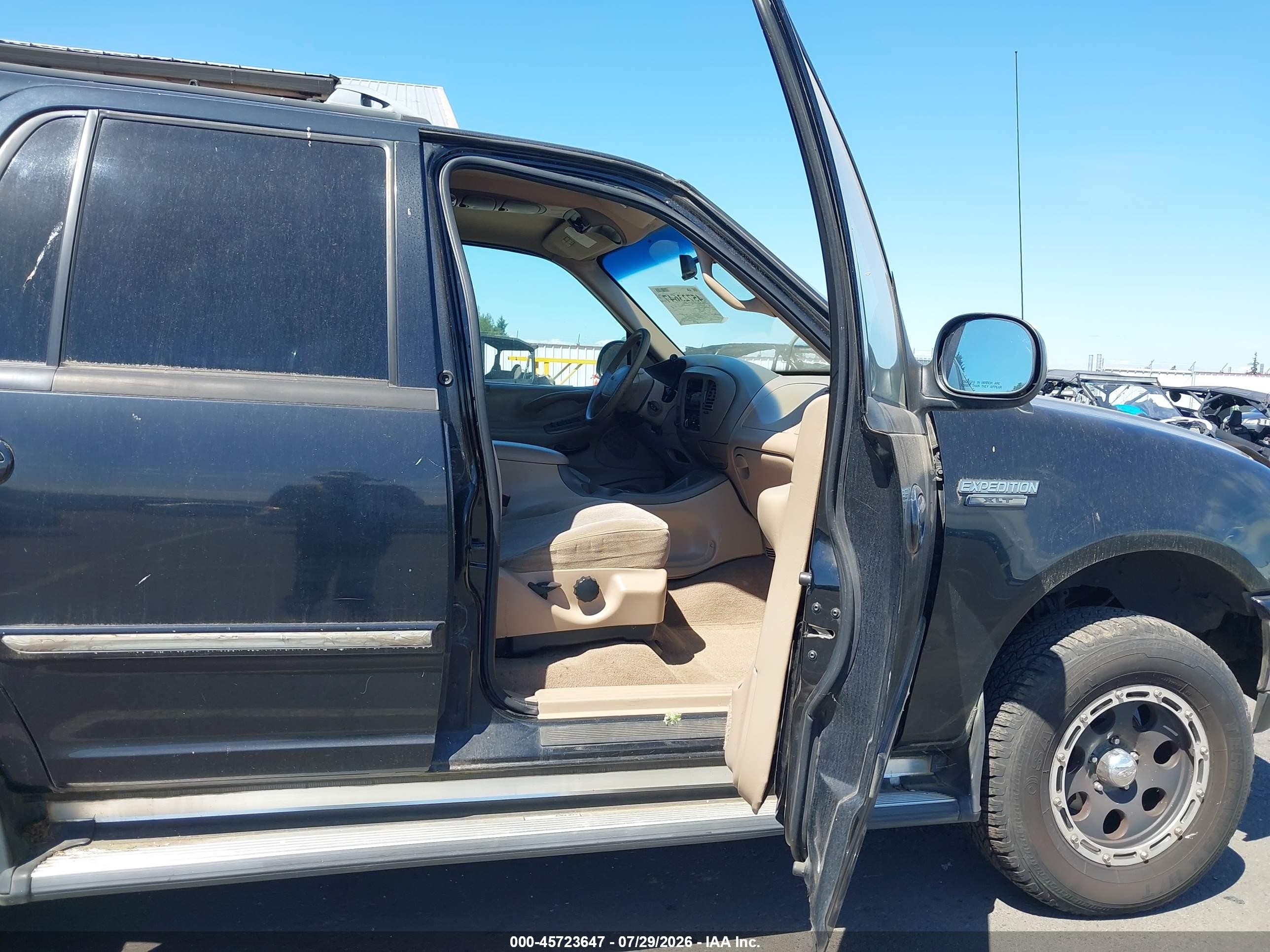 1997 Ford Expedition Eddie Bauer/xlt Black vin: 1FMFU18L8VLB91025