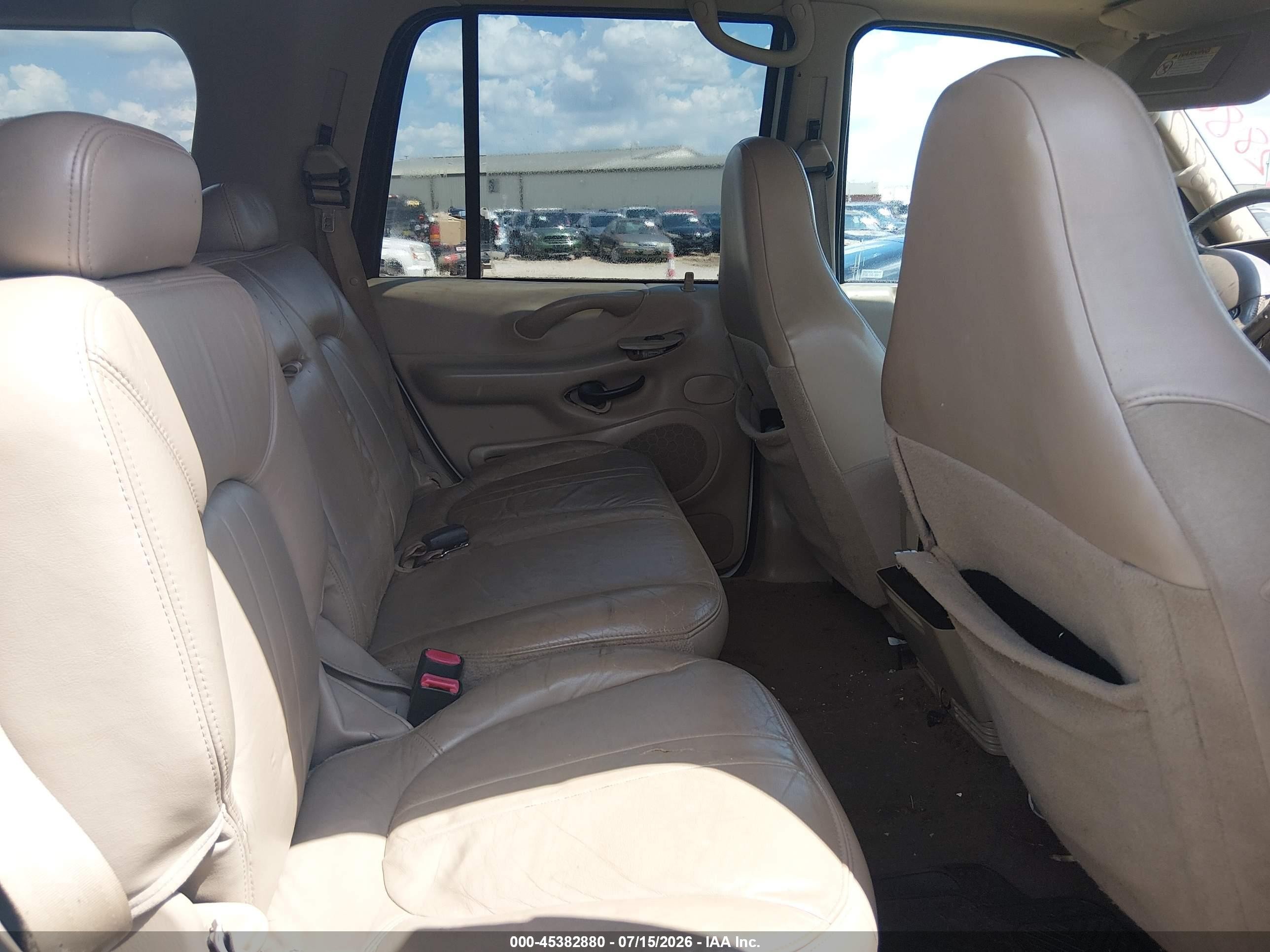 2001 Ford Expedition Eddie Bauer White vin: 1FMFU18L91LA29379