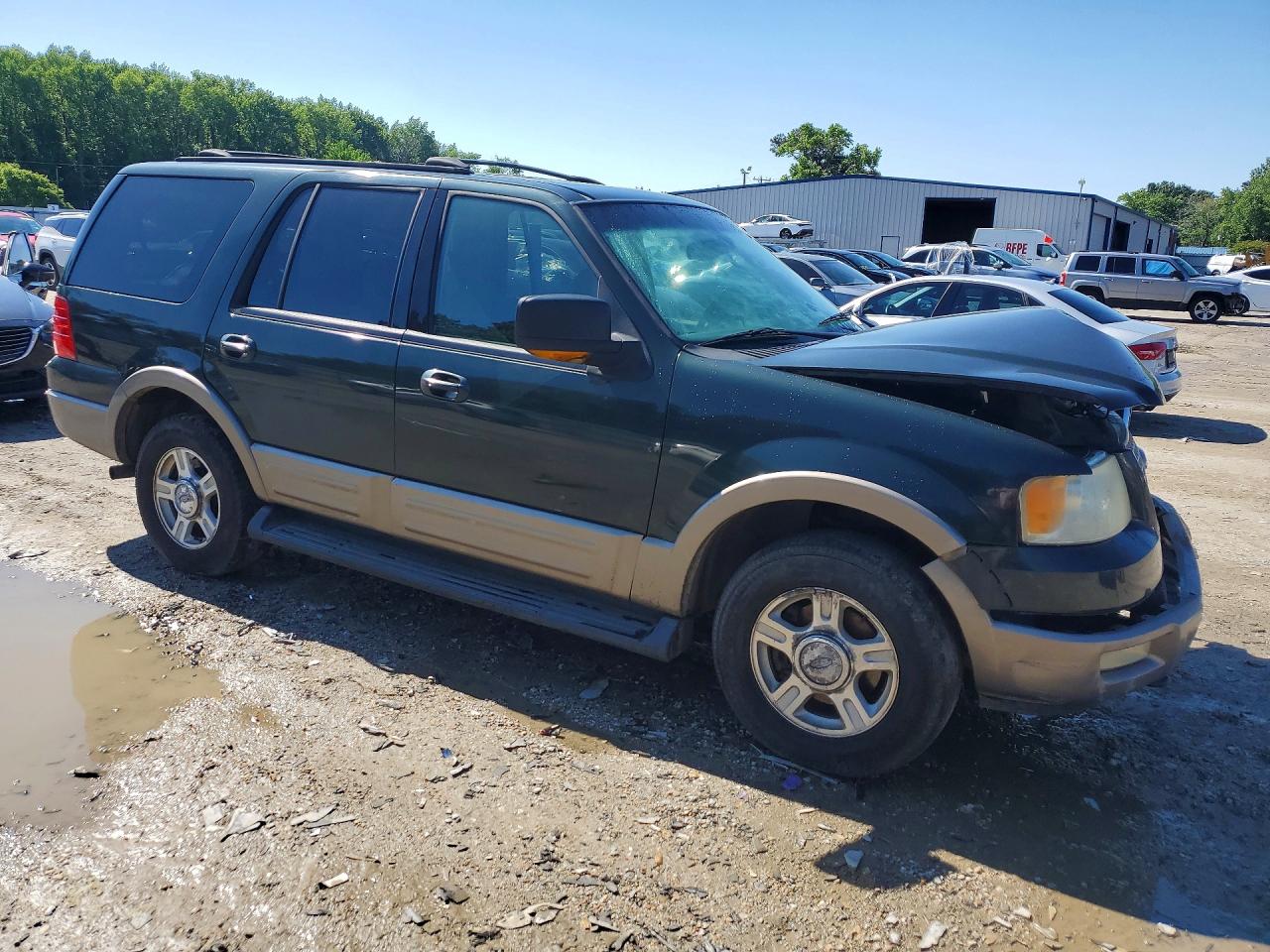 2003 Ford Expedition Eddie Bauer Green vin: 1FMFU18L93LB03273