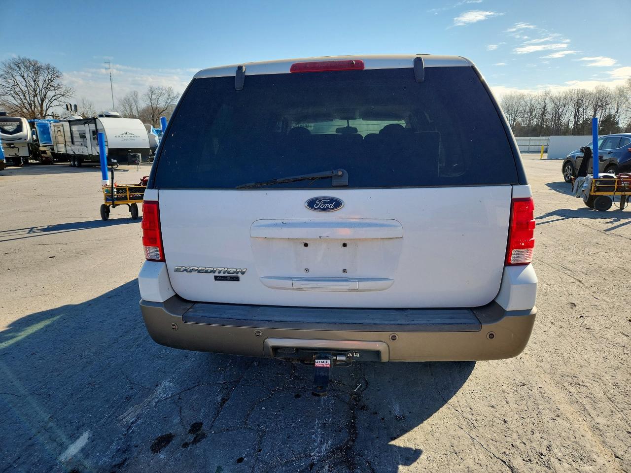 2003 Ford Expedition Eddie Bauer Белый vin: 1FMFU18L93LB96361