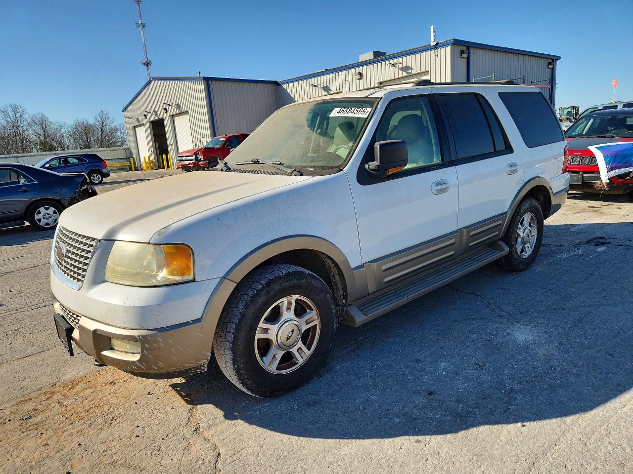 2003 Ford Expedition Eddie Bauer Белый vin: 1FMFU18L93LB96361