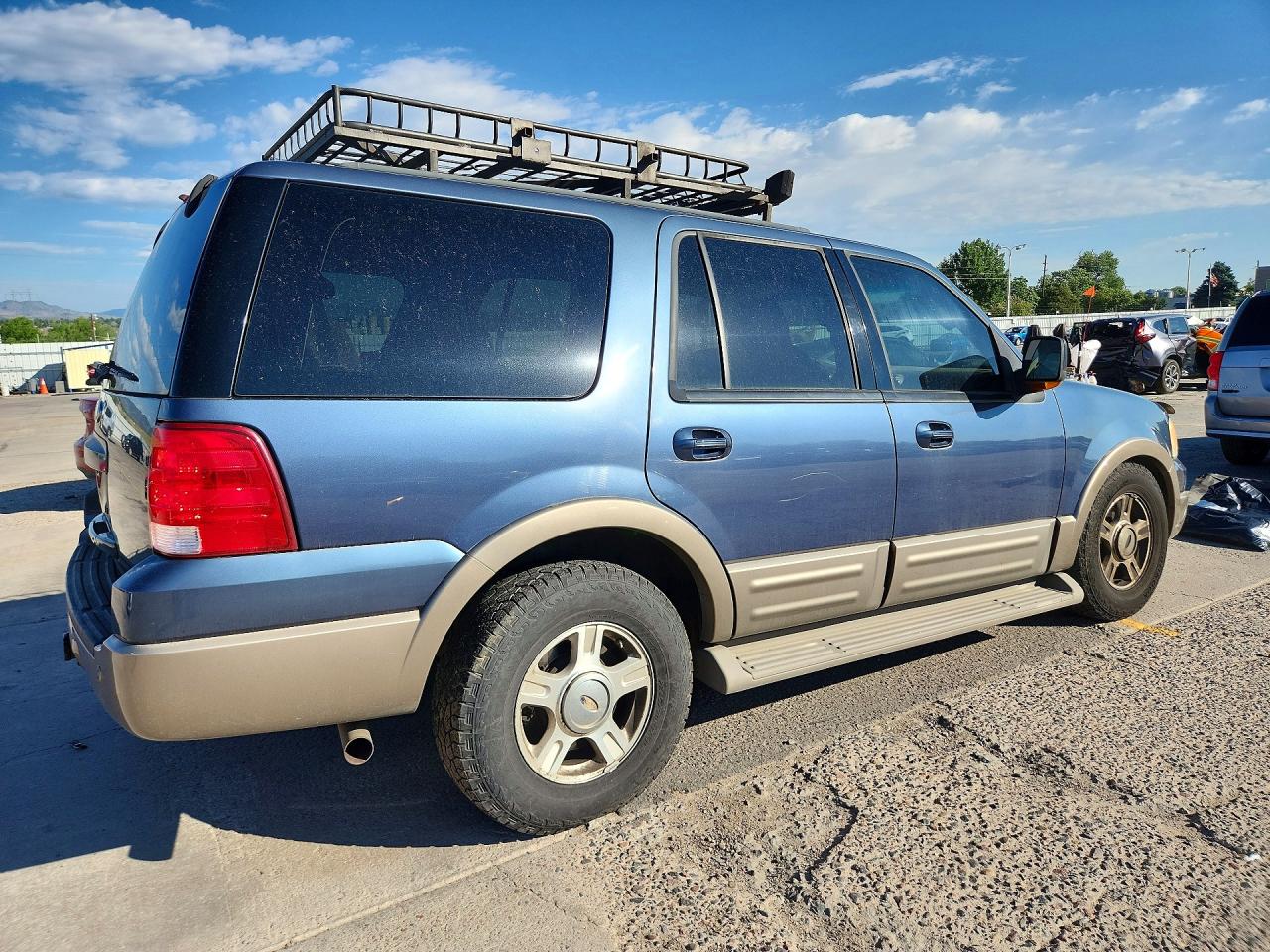 2004 Ford Expedition Eddie Bauer Blue vin: 1FMFU18L94LB45508