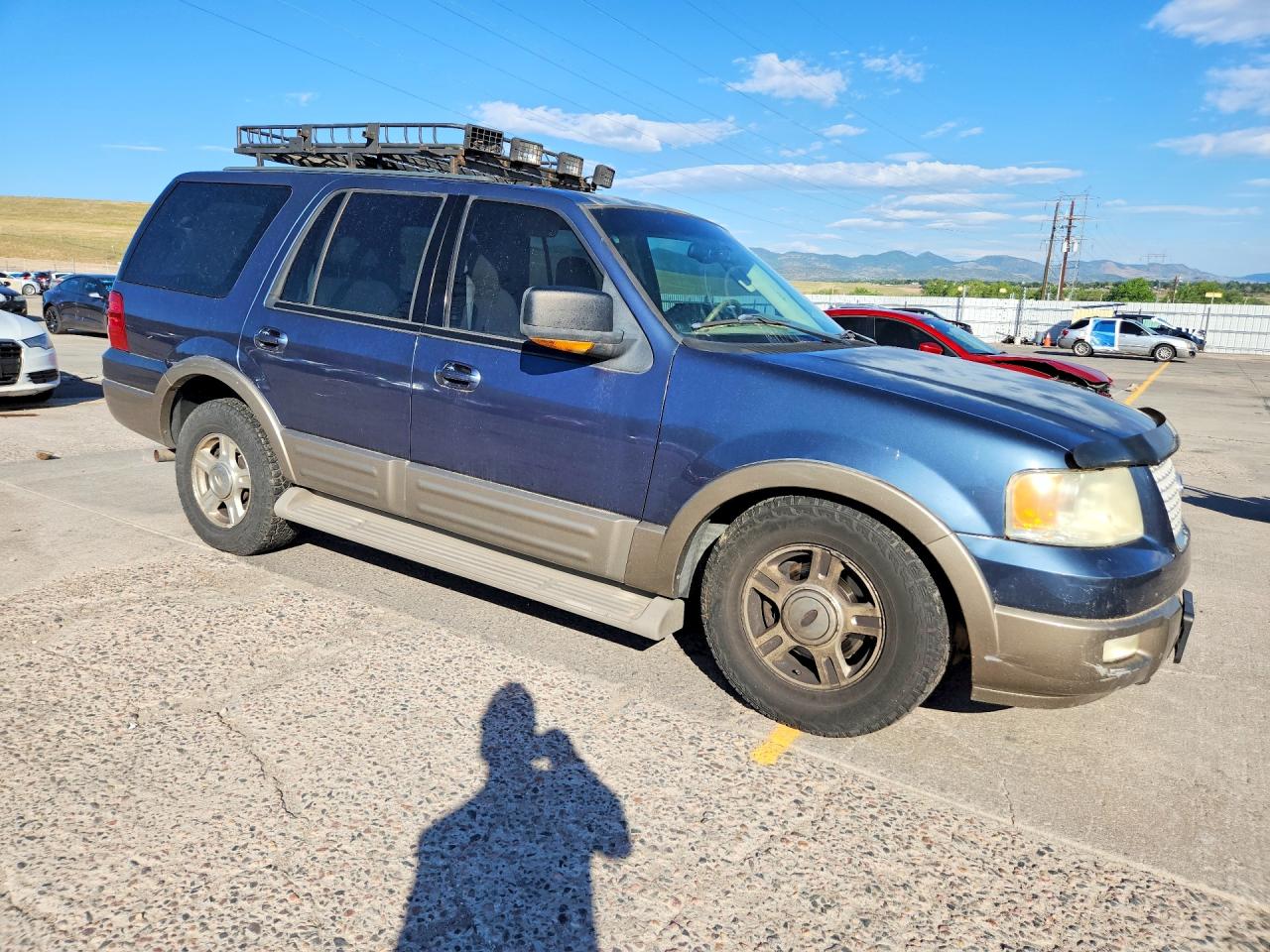 2004 Ford Expedition Eddie Bauer Blue vin: 1FMFU18L94LB45508