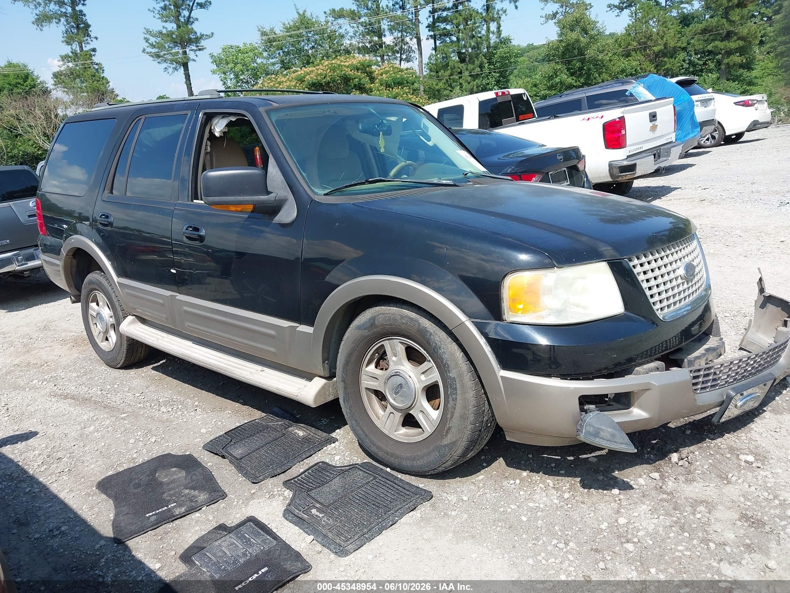 2004 Ford Expedition Eddie Bauer Черный vin: 1FMFU18L94LB59893
