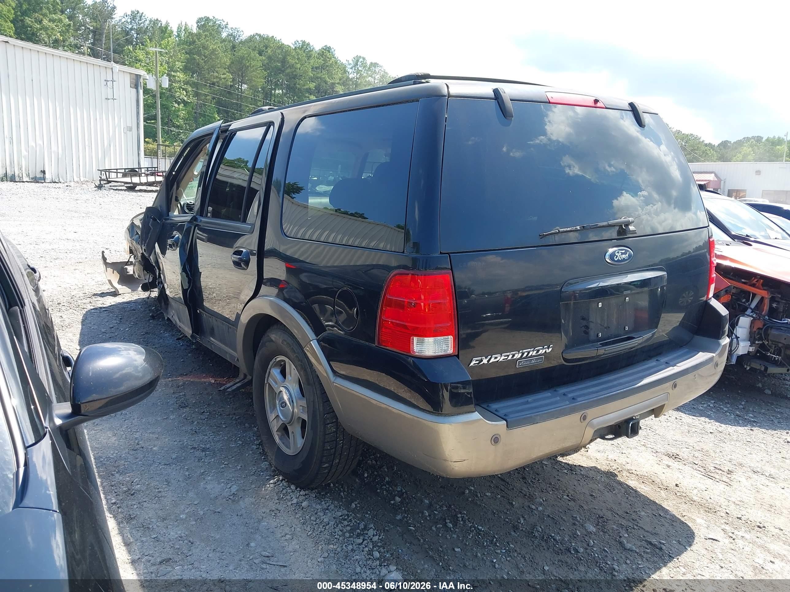 2004 Ford Expedition Eddie Bauer Black vin: 1FMFU18L94LB59893