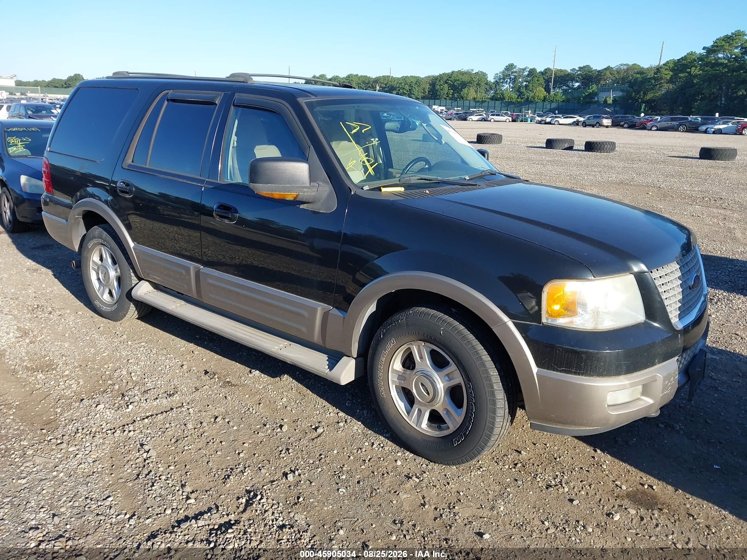 2003 Ford Expedition Eddie Bauer Black vin: 1FMFU18LX3LB81030