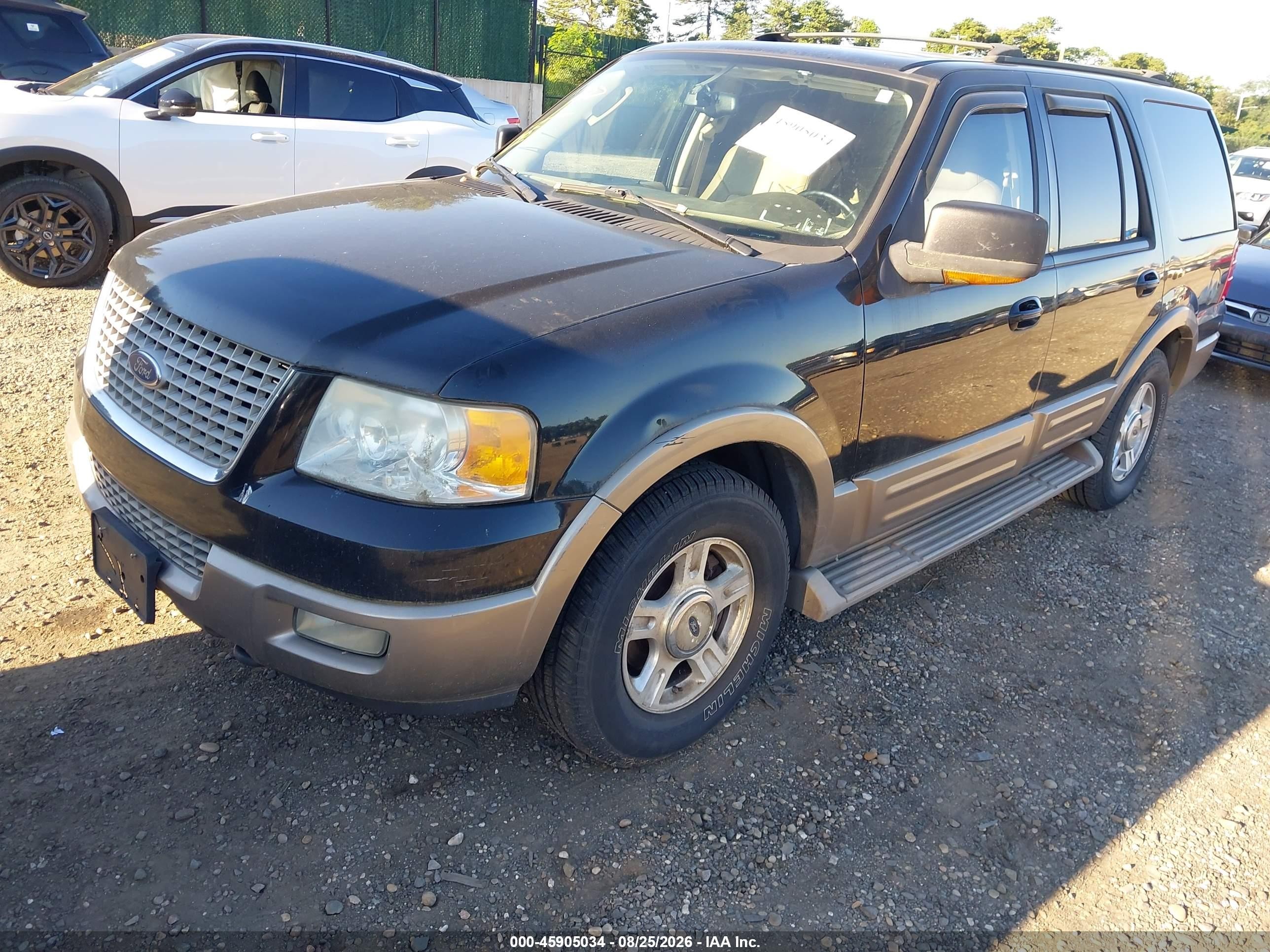 2003 Ford Expedition Eddie Bauer Black vin: 1FMFU18LX3LB81030