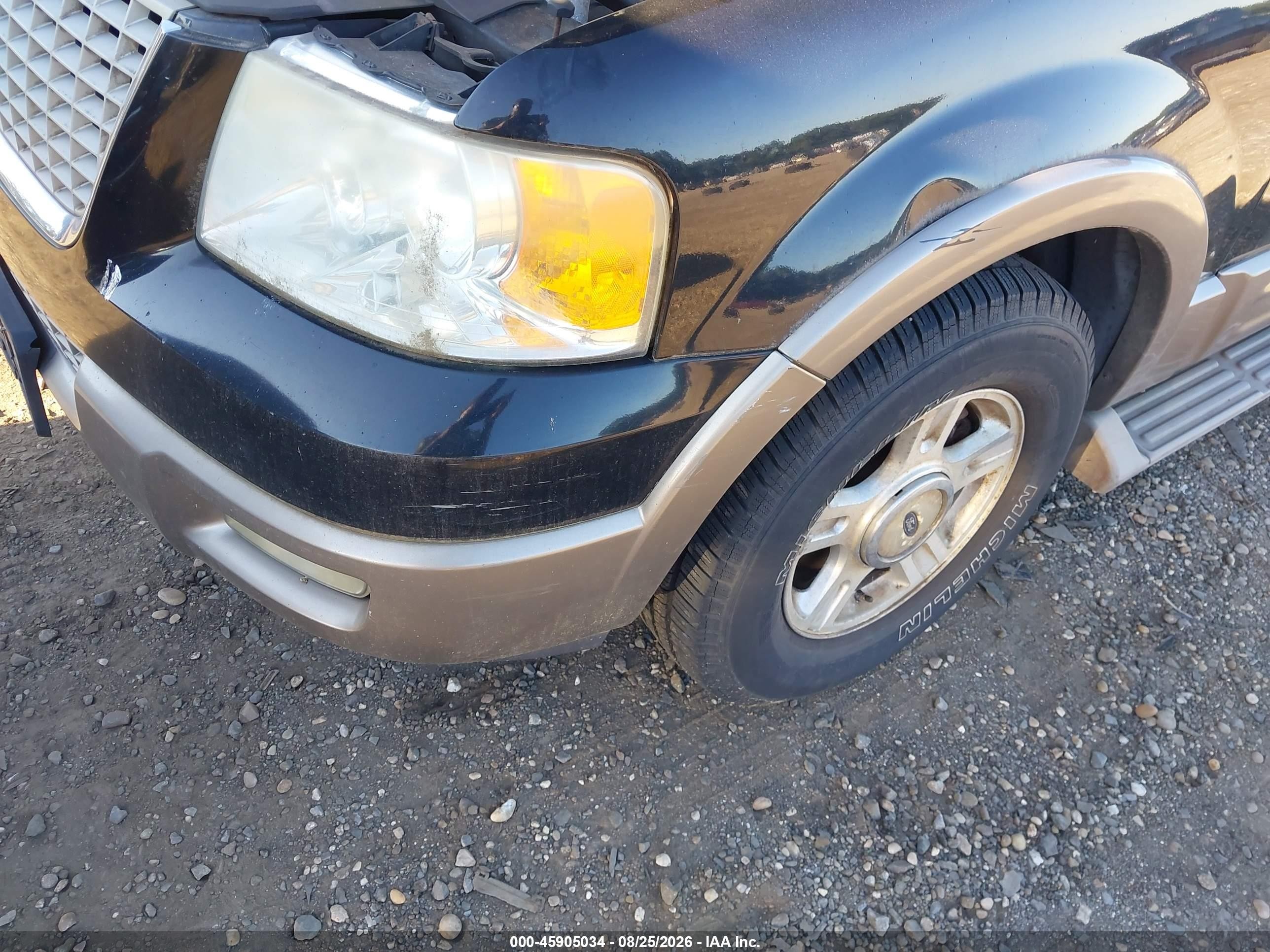 2003 Ford Expedition Eddie Bauer Black vin: 1FMFU18LX3LB81030