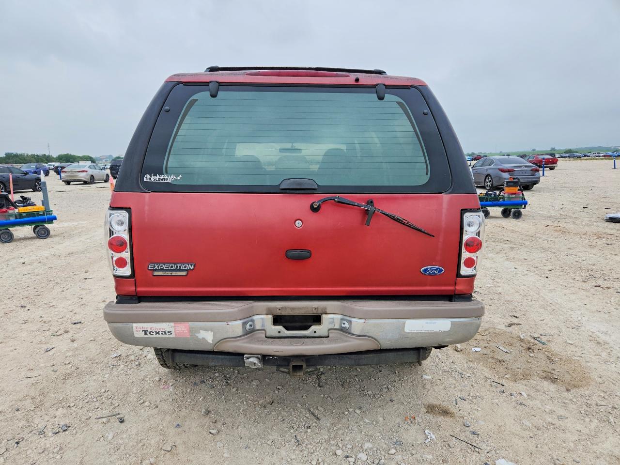 1997 Ford Expedition Red vin: 1FMFU18LXVLA95915