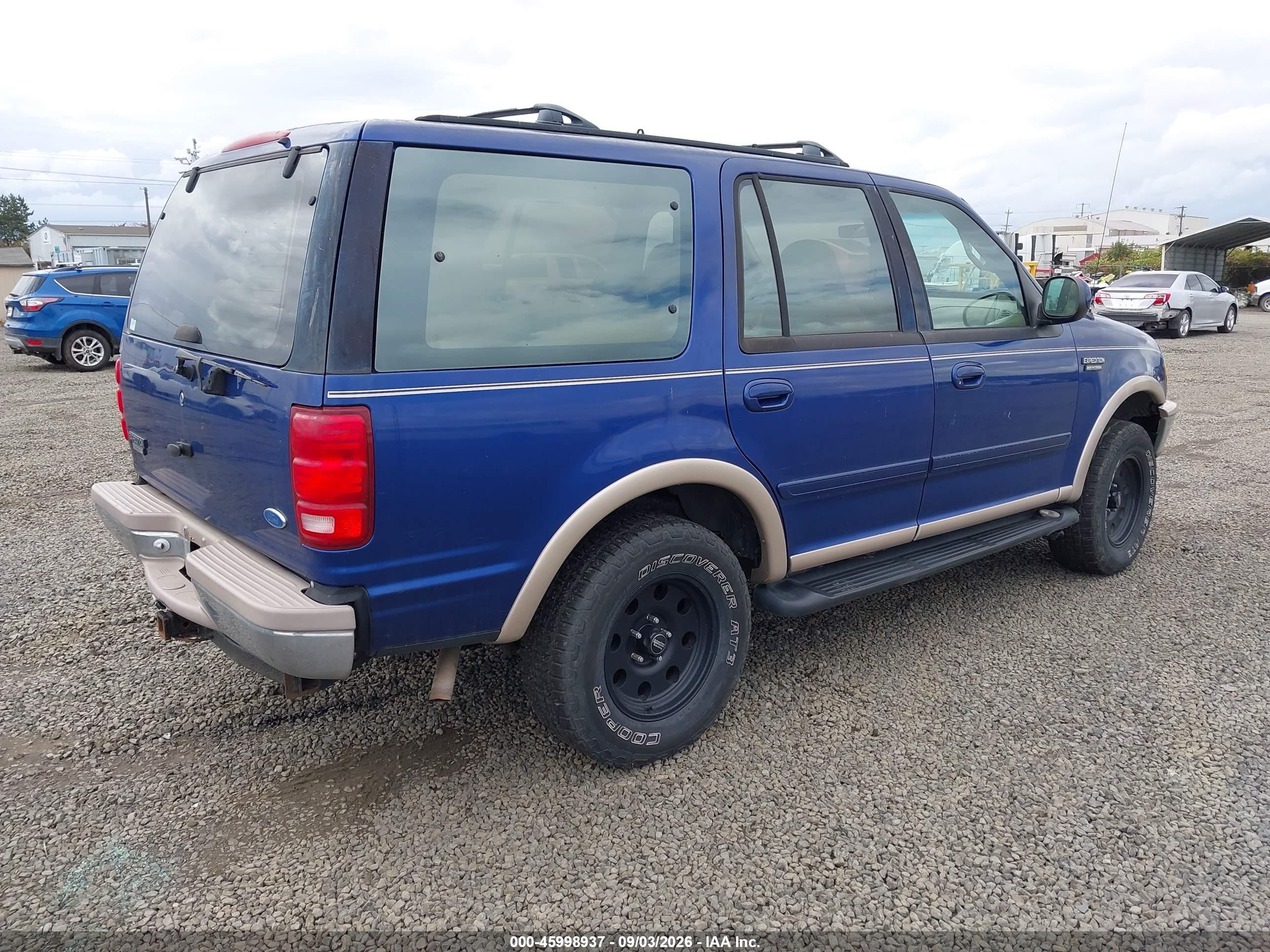 1997 Ford Expedition Eddie Bauer/xlt Blue vin: 1FMFU18LXVLB26211