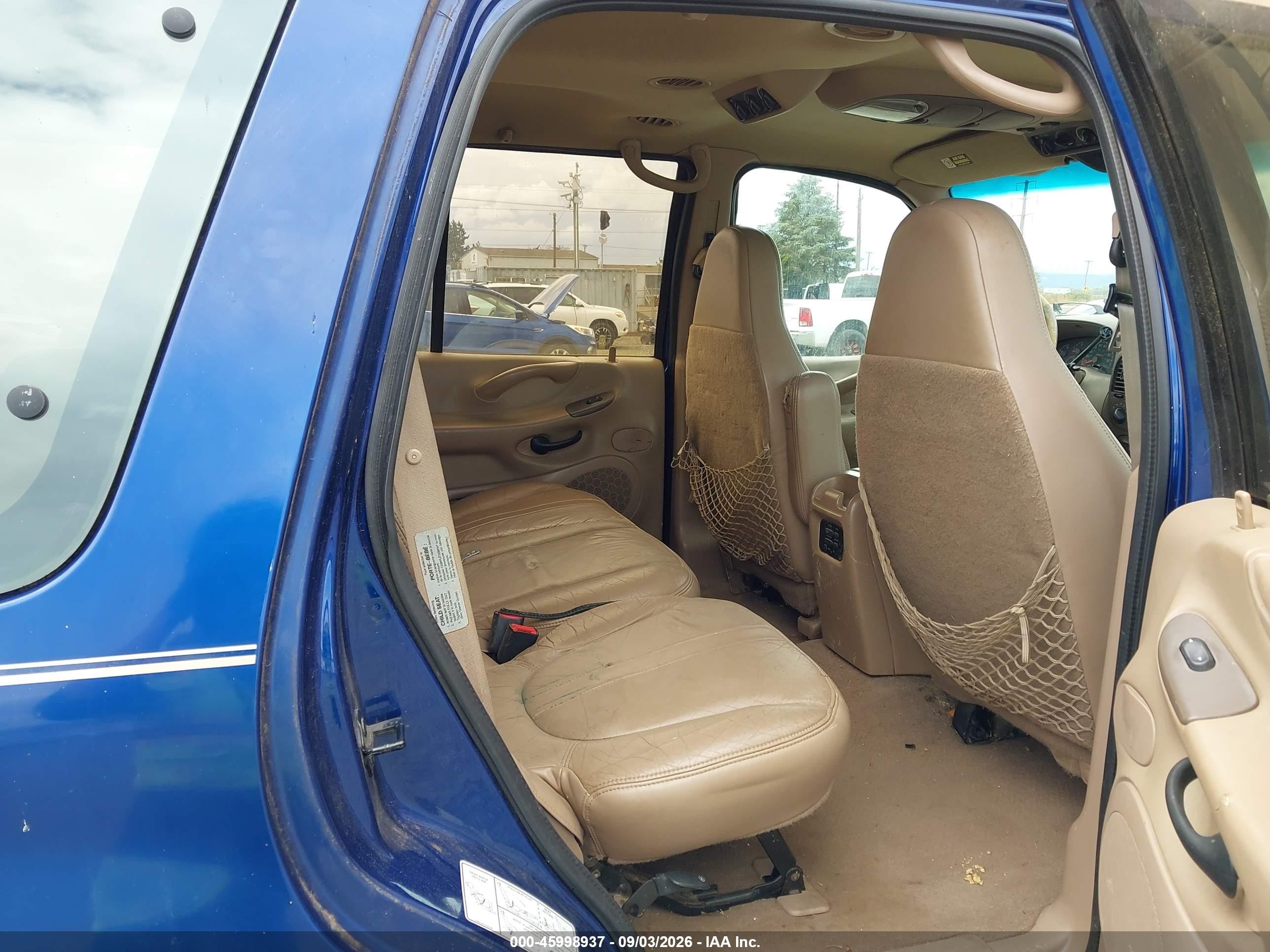 1997 Ford Expedition Eddie Bauer/xlt Blue vin: 1FMFU18LXVLB26211
