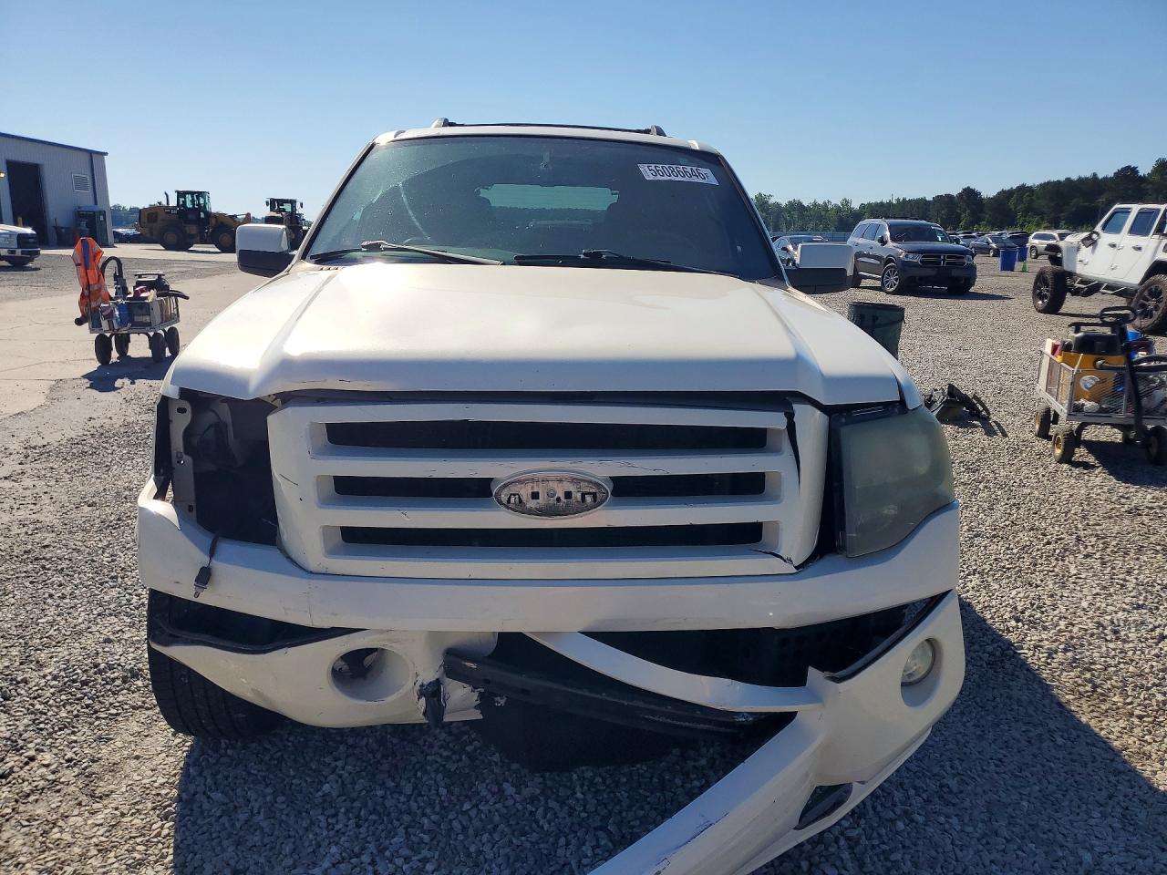 2007 Ford Expedition Limited White vin: 1FMFU19507LA66636