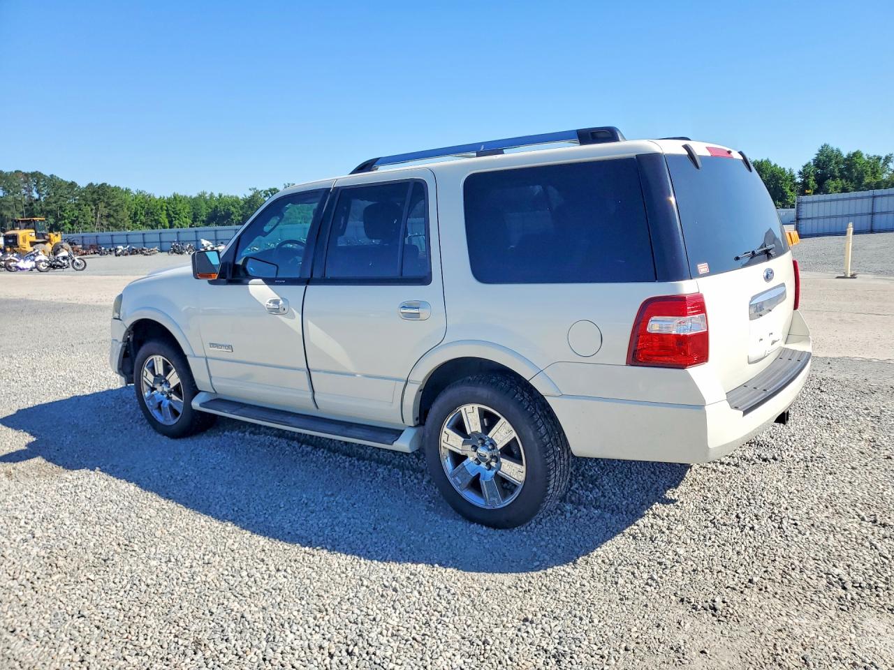2007 Ford Expedition Limited White vin: 1FMFU19507LA66636