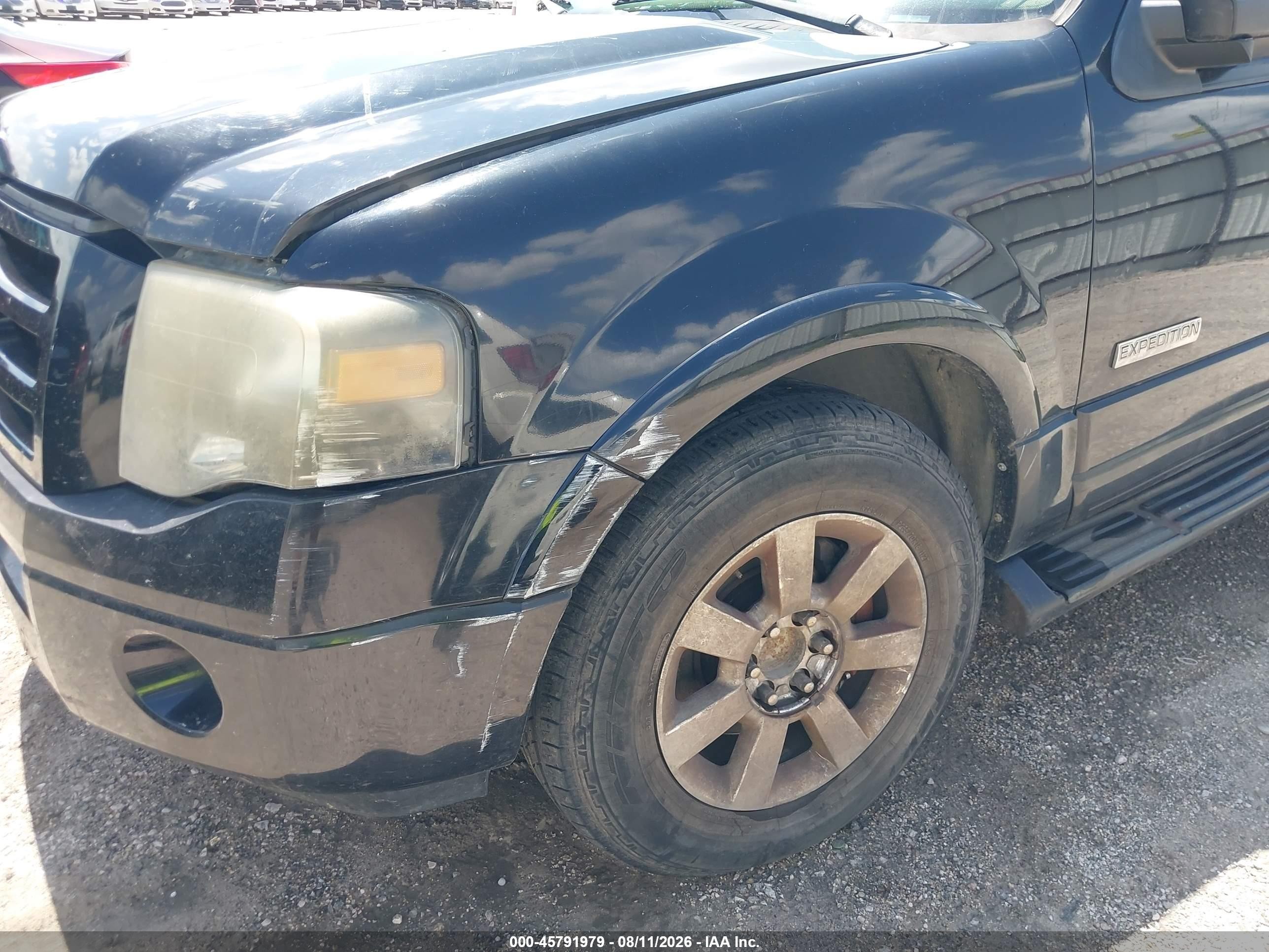 2007 Ford Expedition Limited Black vin: 1FMFU19517LA54835