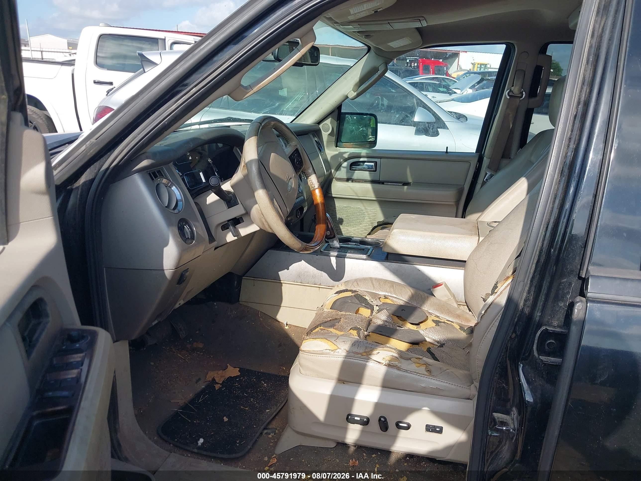 2007 Ford Expedition Limited Black vin: 1FMFU19517LA54835