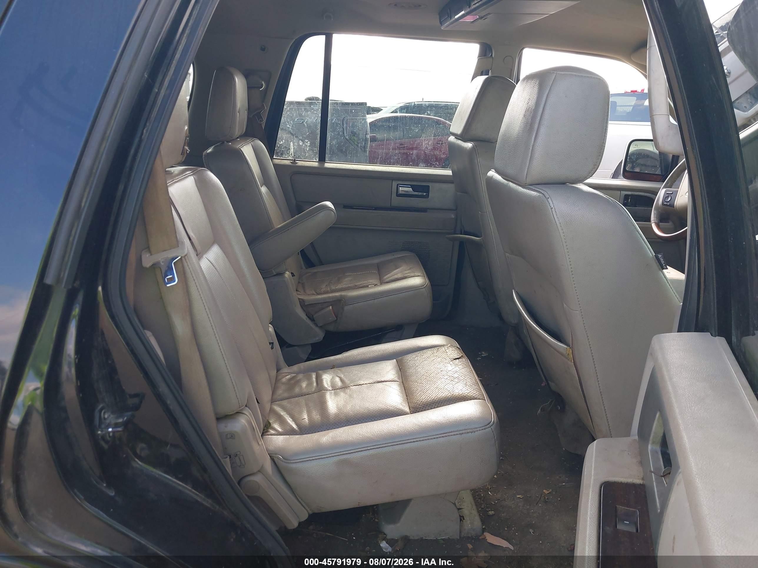 2007 Ford Expedition Limited Black vin: 1FMFU19517LA54835
