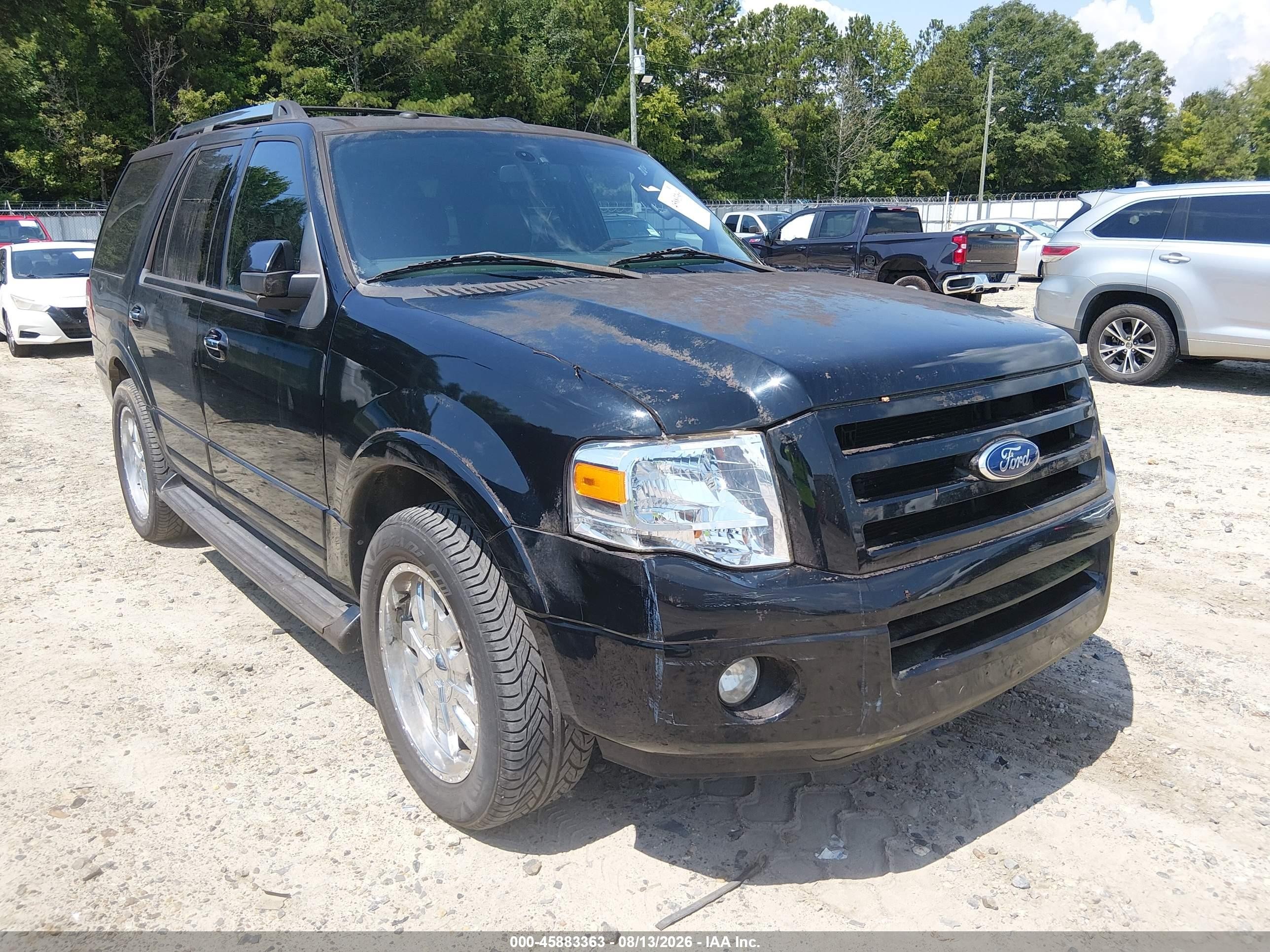 2009 Ford Expedition Limited Black vin: 1FMFU19559EB19015