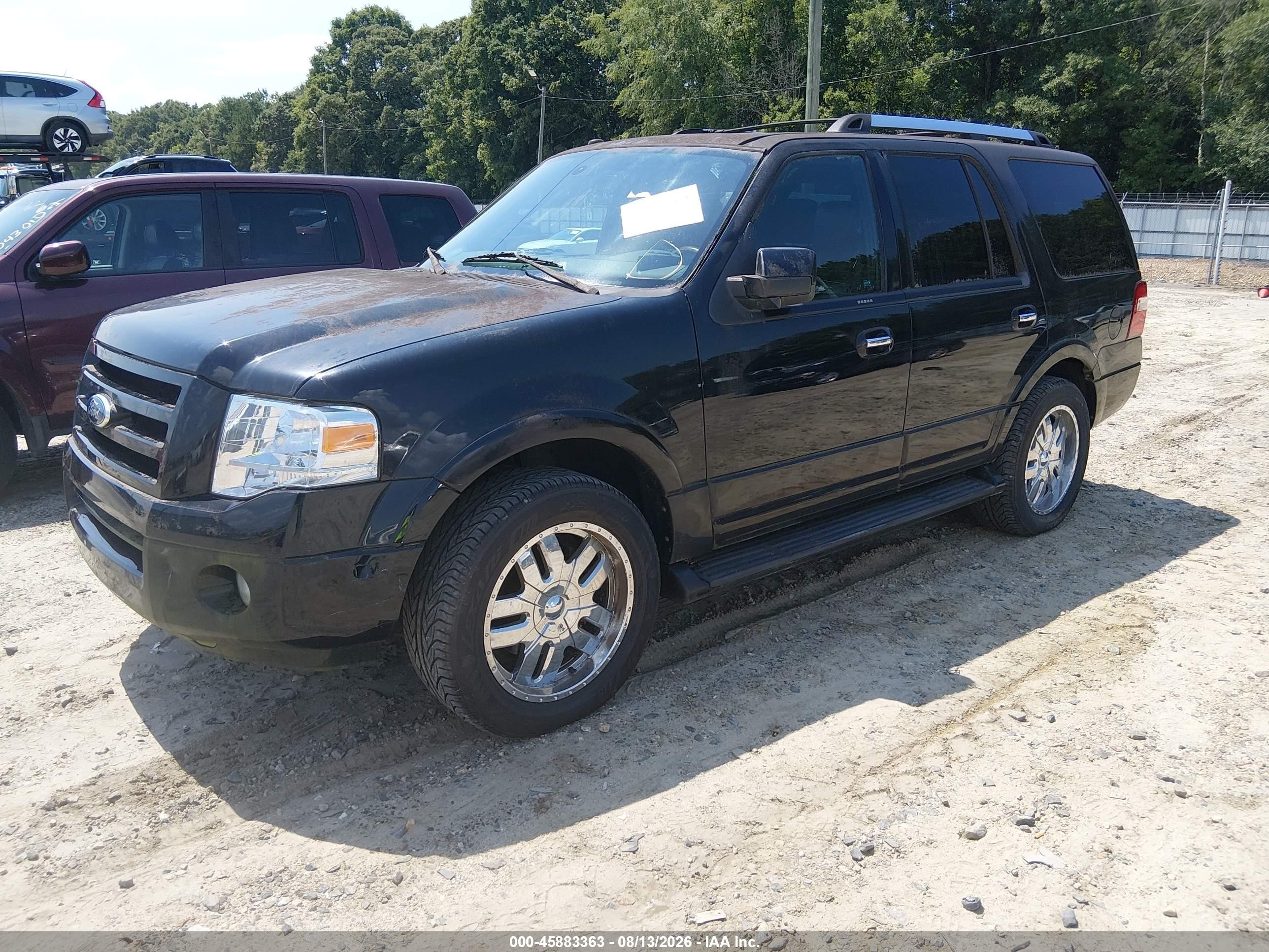 2009 Ford Expedition Limited Black vin: 1FMFU19559EB19015