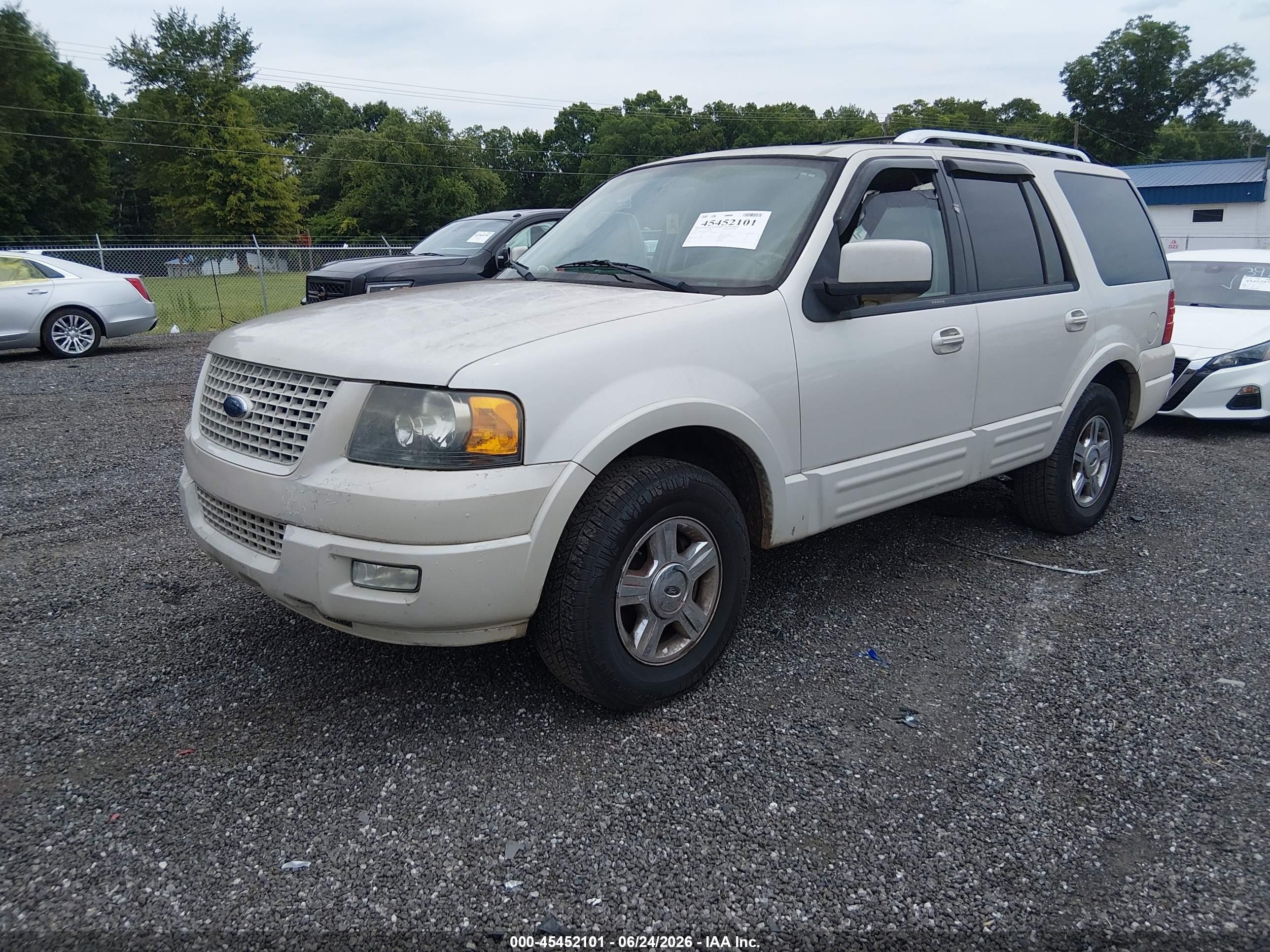 2006 Ford Expedition Limited White vin: 1FMFU19566LA69409