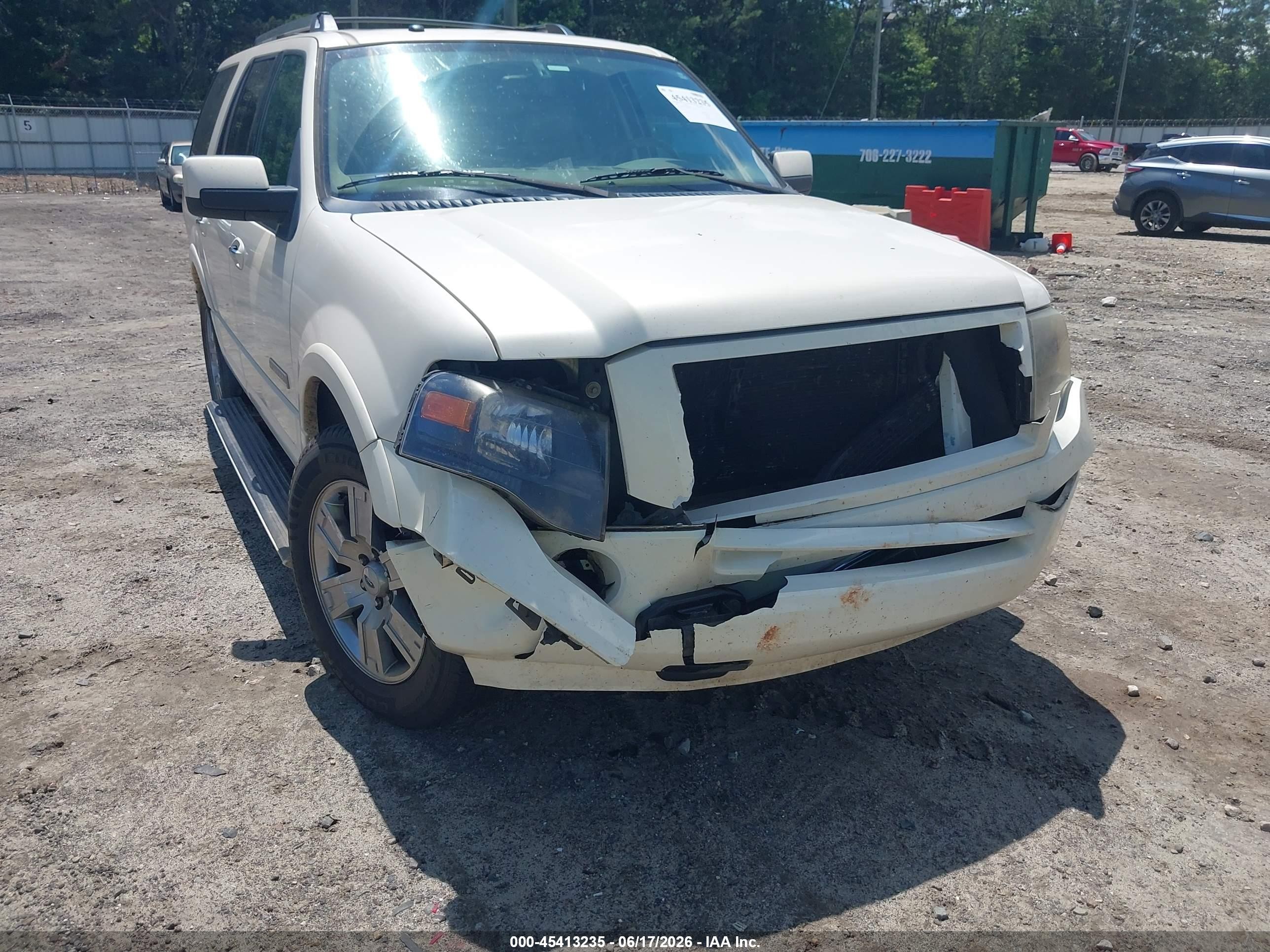 2008 Ford Expedition Limited Cream vin: 1FMFU19568LA00366