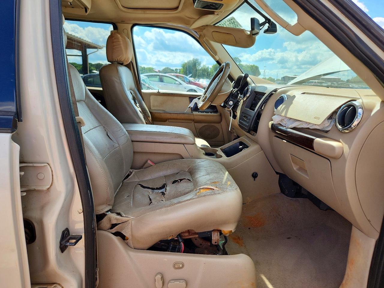 2006 Ford Expedition Limited Cream vin: 1FMFU19576LA32661