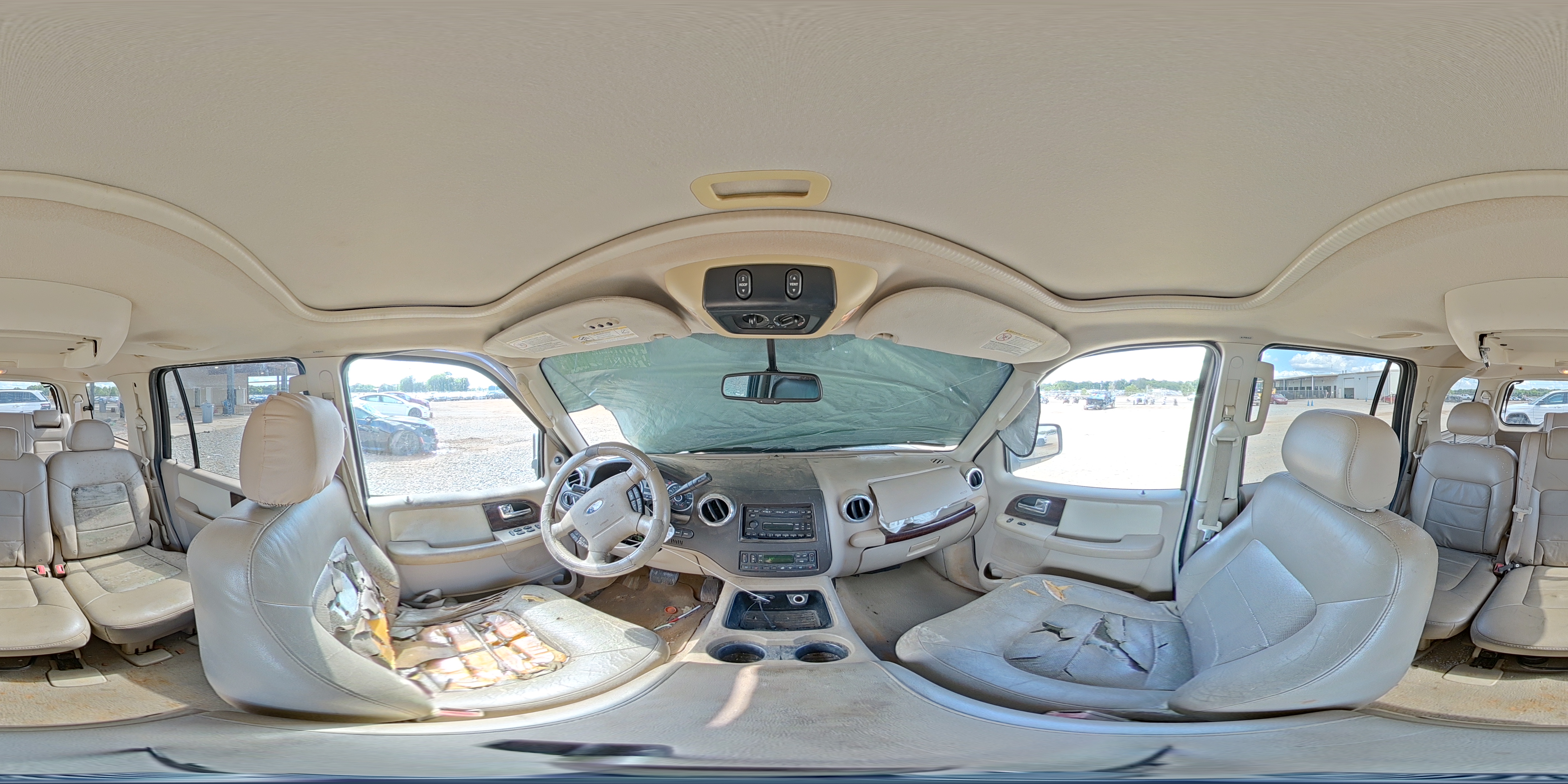 2006 Ford Expedition Limited Cream vin: 1FMFU19576LA32661