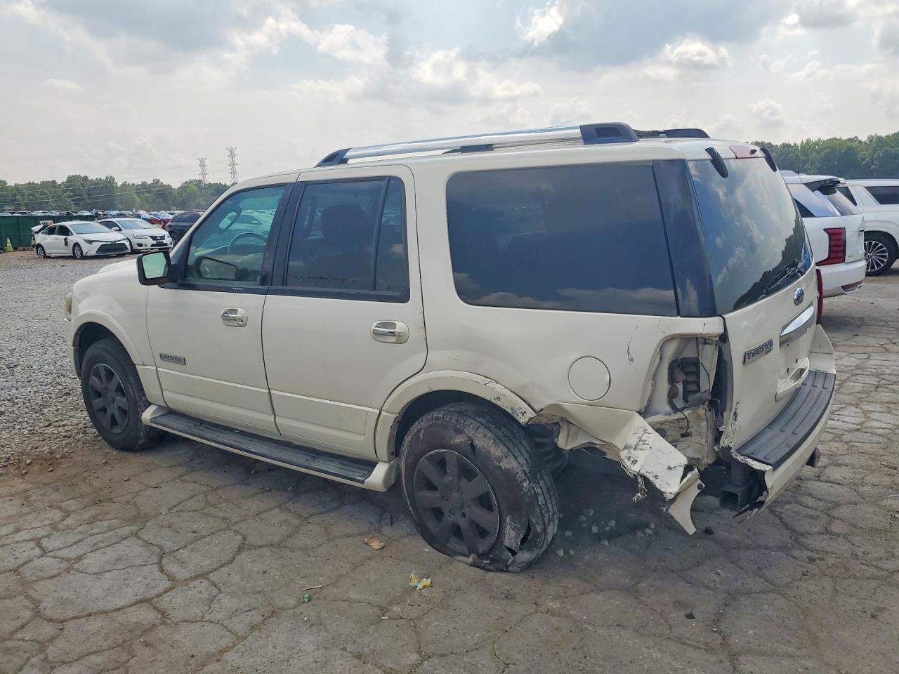 2007 Ford Expedition Limited White vin: 1FMFU19587LA60423