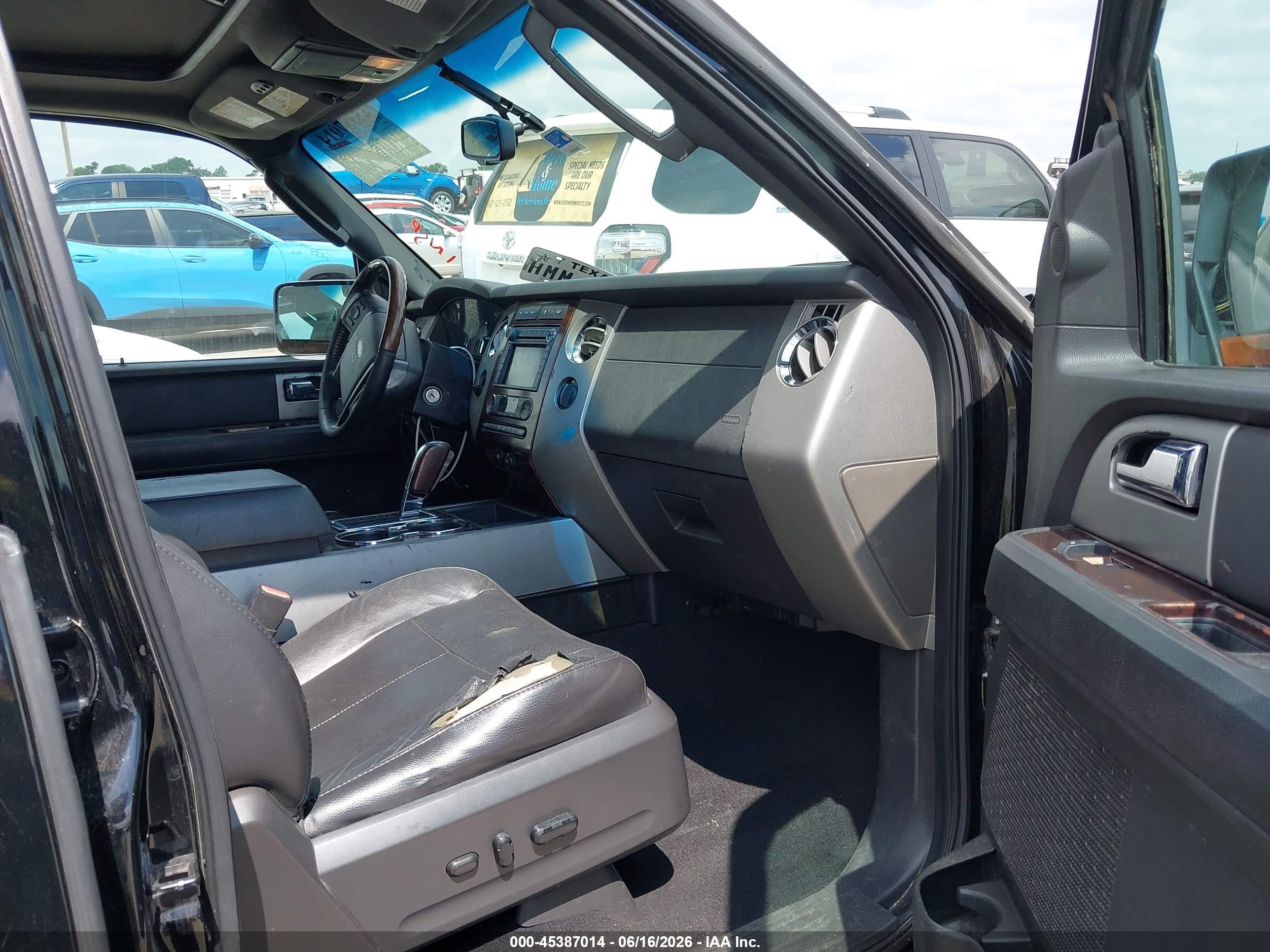 2008 Ford Expedition Limited Black vin: 1FMFU19588LA54753