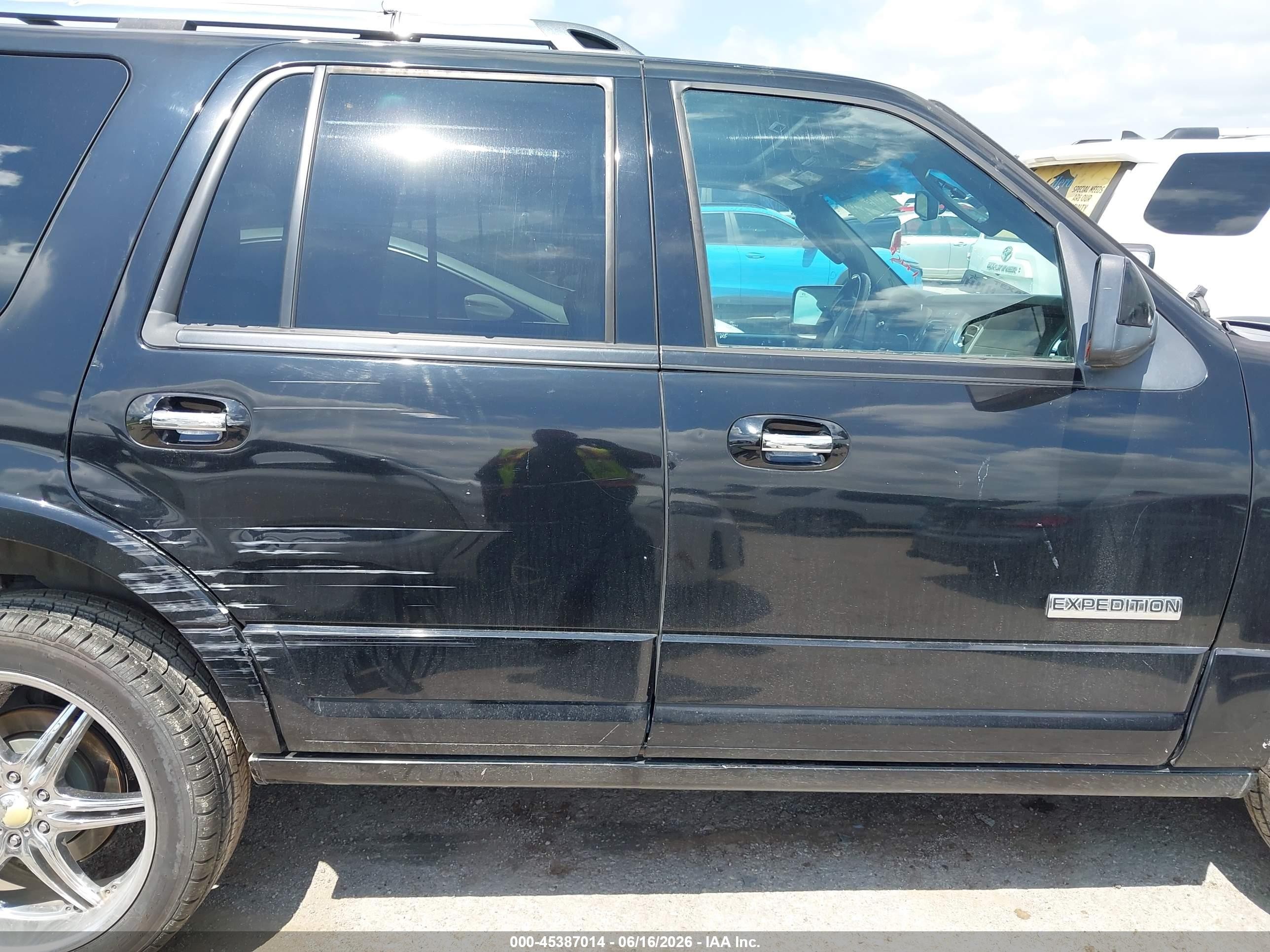 2008 Ford Expedition Limited Black vin: 1FMFU19588LA54753