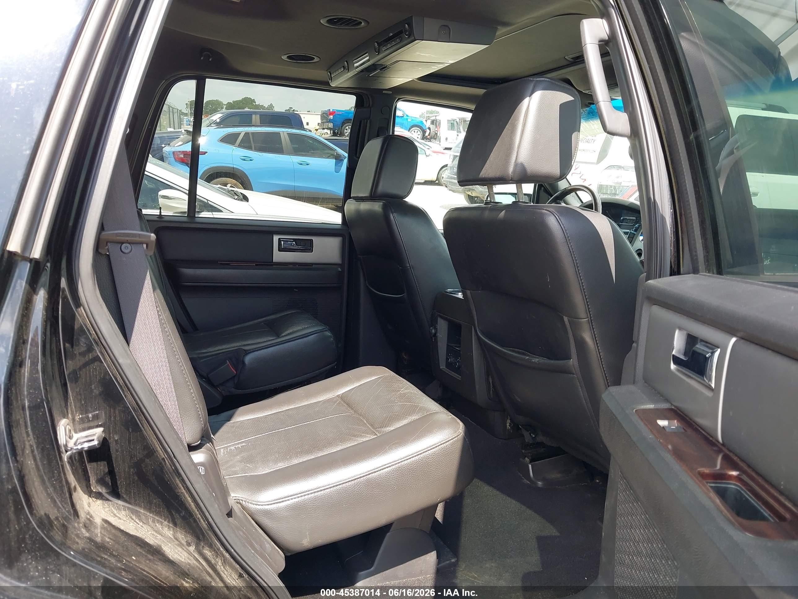2008 Ford Expedition Limited Black vin: 1FMFU19588LA54753