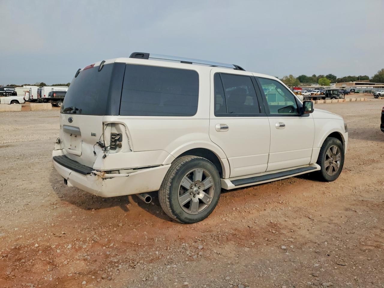 2009 Ford Expedition Limited White vin: 1FMFU19589LA01990