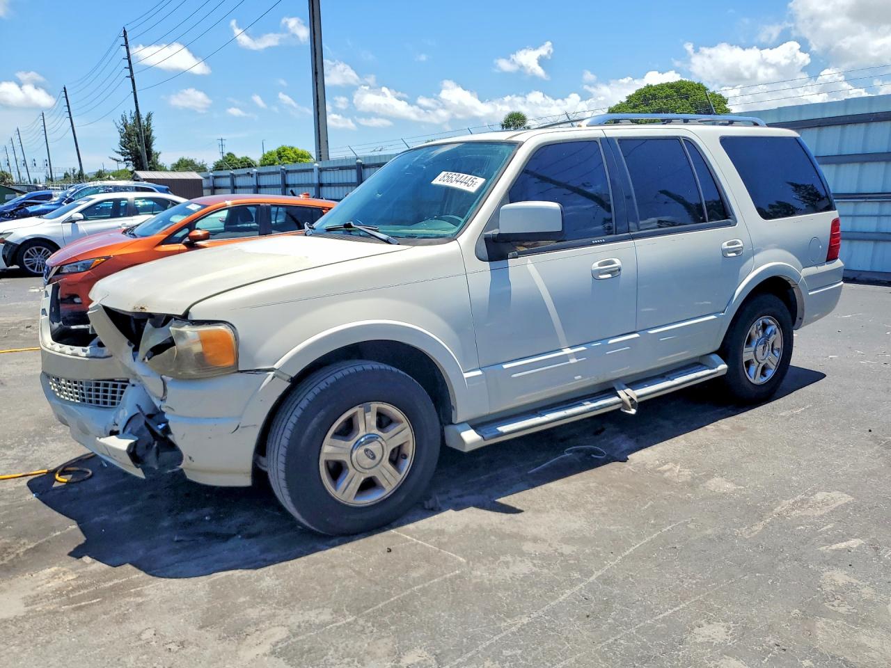 2006 Ford Expedition Limited White vin: 1FMFU19596LA90223