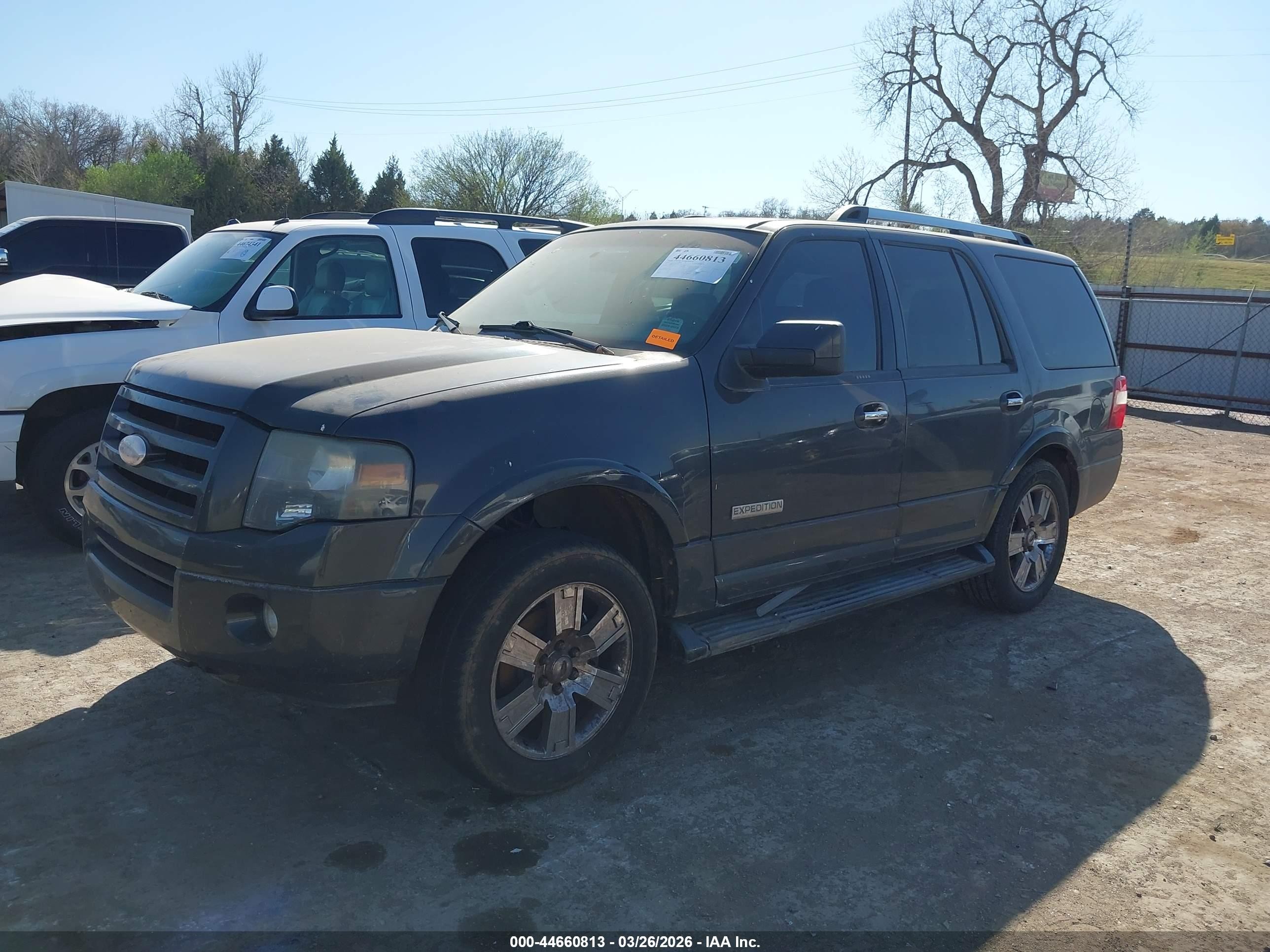 2007 Ford Expedition Limited Gray vin: 1FMFU19597LA33778
