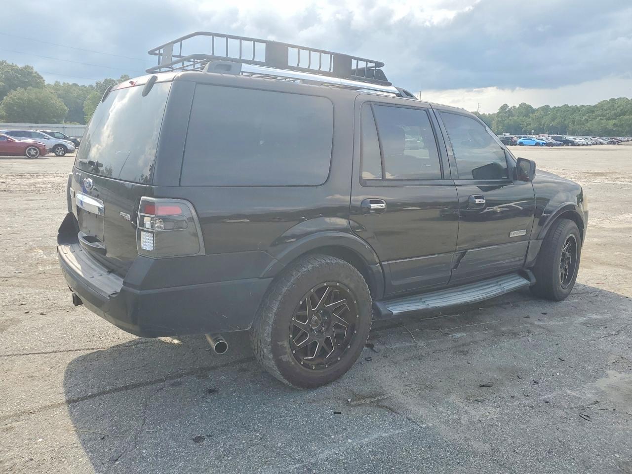 2008 Ford Expedition Limited Black vin: 1FMFU19598LA00376