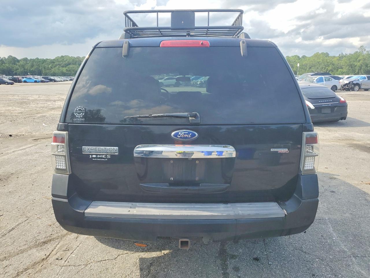 2008 Ford Expedition Limited Black vin: 1FMFU19598LA00376