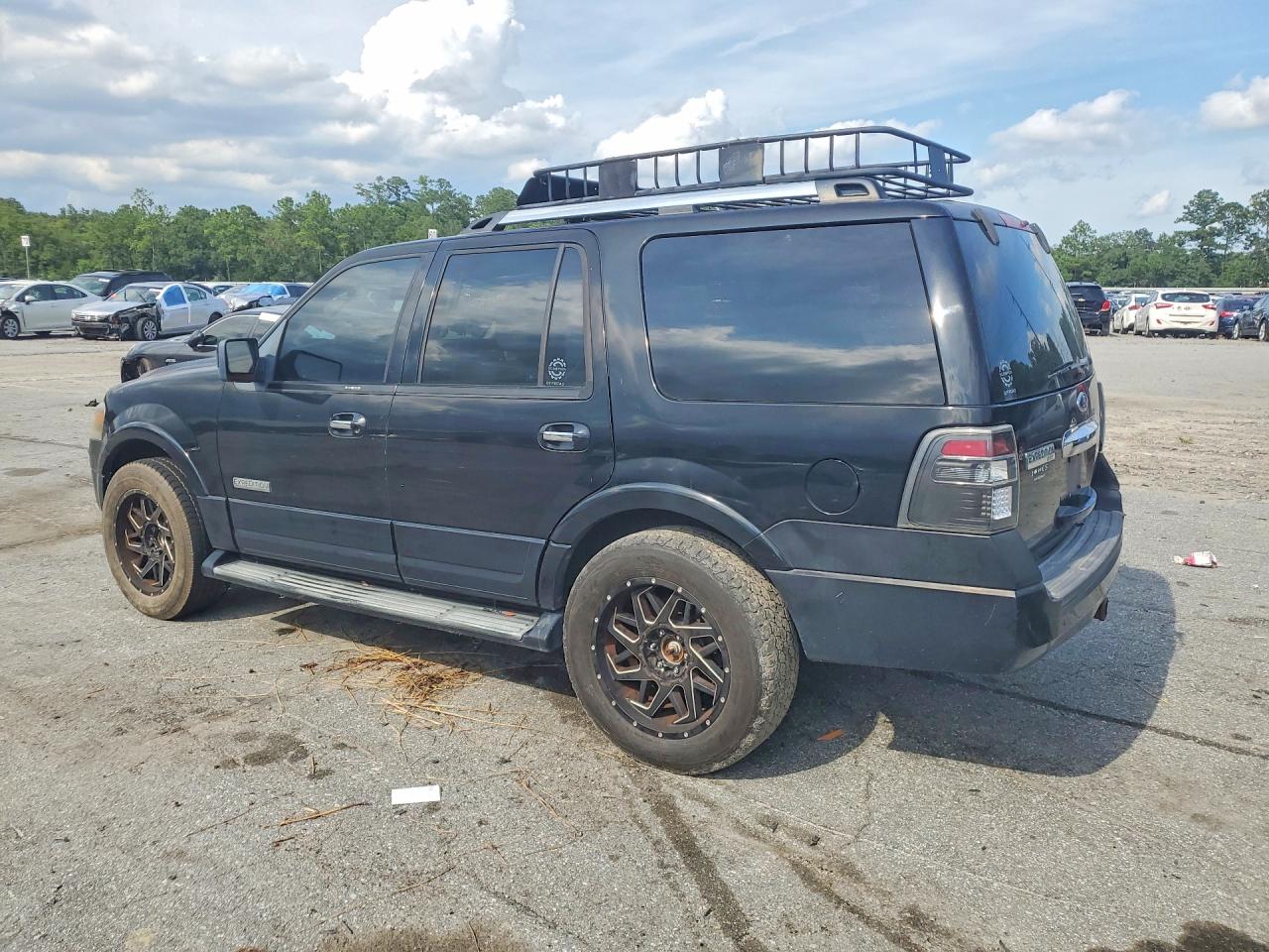 2008 Ford Expedition Limited Black vin: 1FMFU19598LA00376